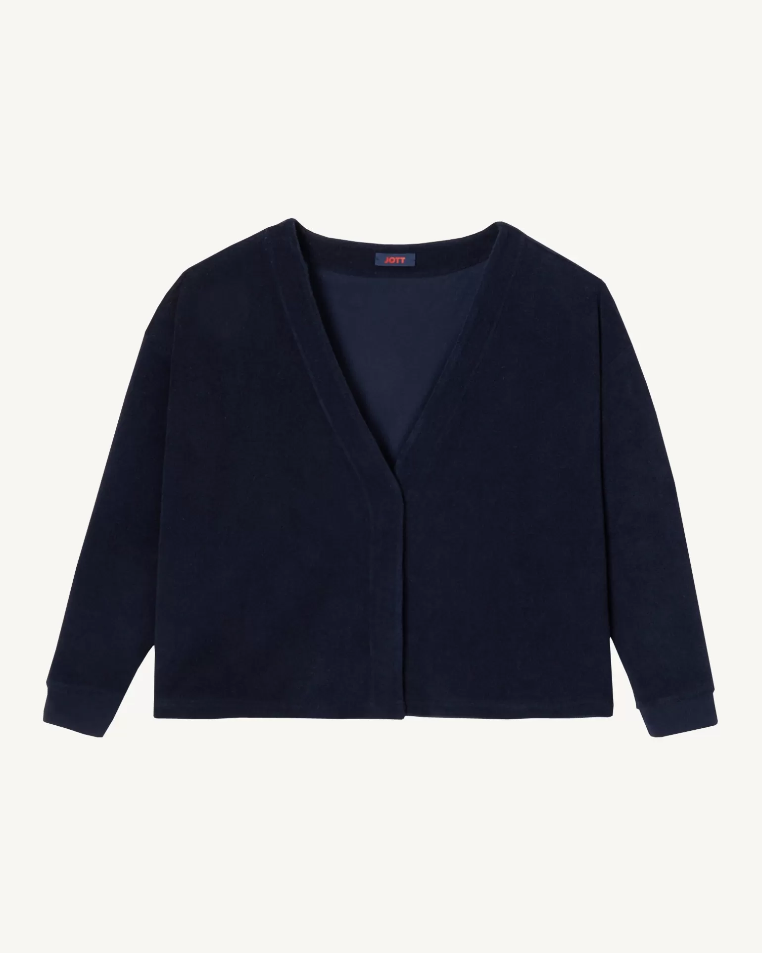 Vêtements*JOTT Cardigan Eponge A Manches Longues Marine Pamplona 104 Navy
