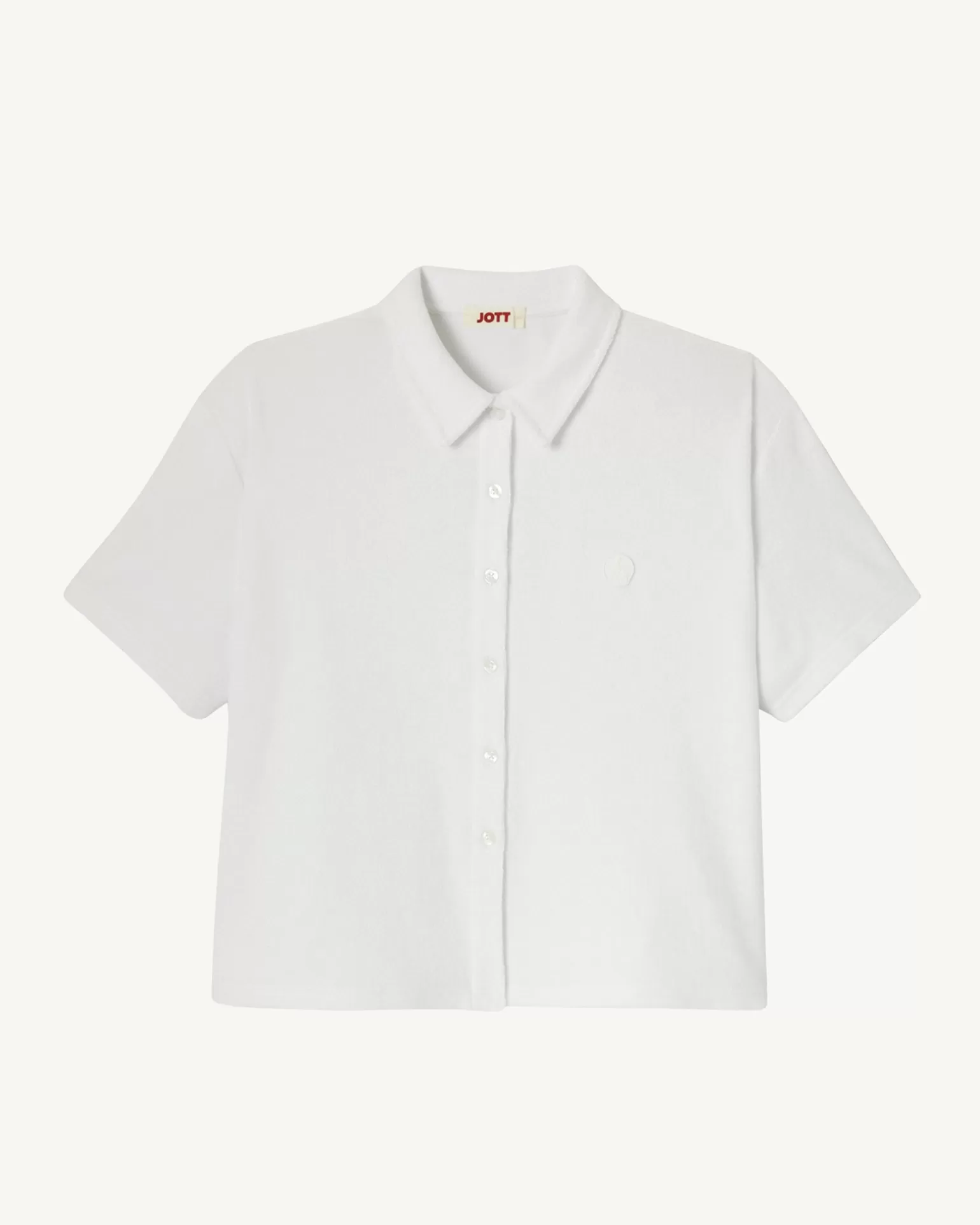 Vêtements*JOTT Chemise Courte Eponge Blanc Nova 901 Blanc