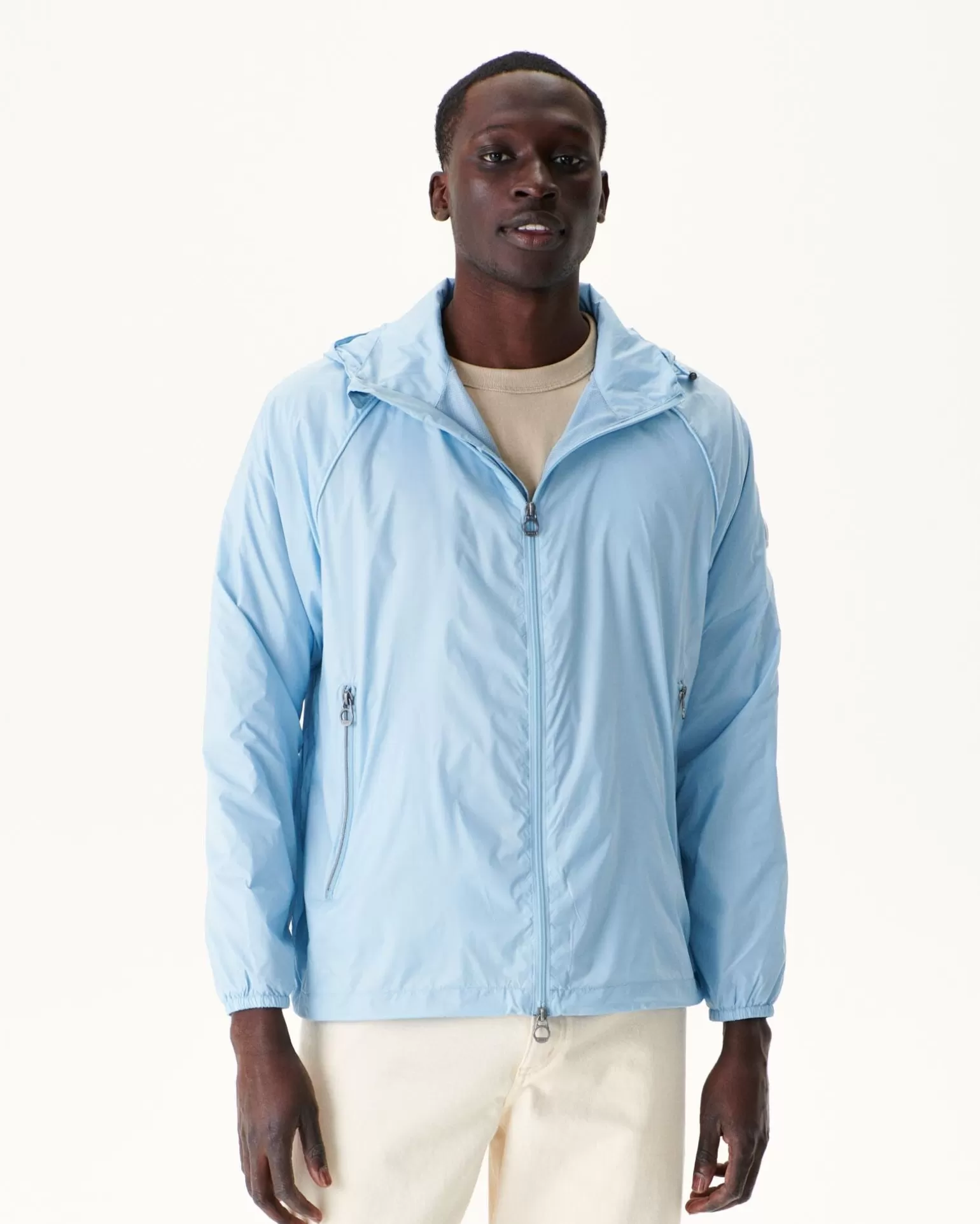 Doudounes & Vestes*JOTT Coupe-Vent A Capuche Bleu Clair Mistral 180 Soft Blue