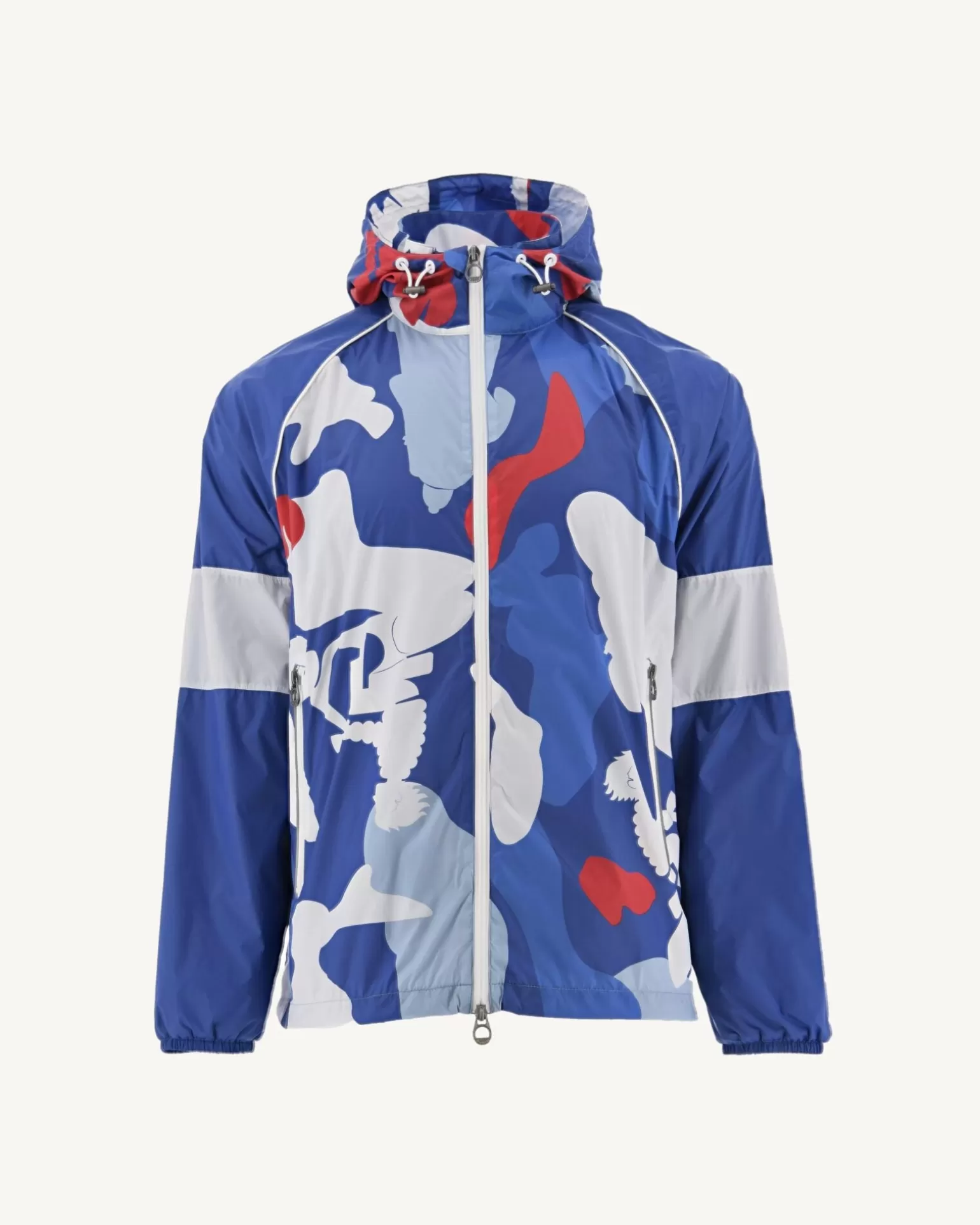 Doudounes & Vestes*JOTT Coupe-Vent A Capuche Camo Dark Denim Mistral 2430 Camo Dark Denim