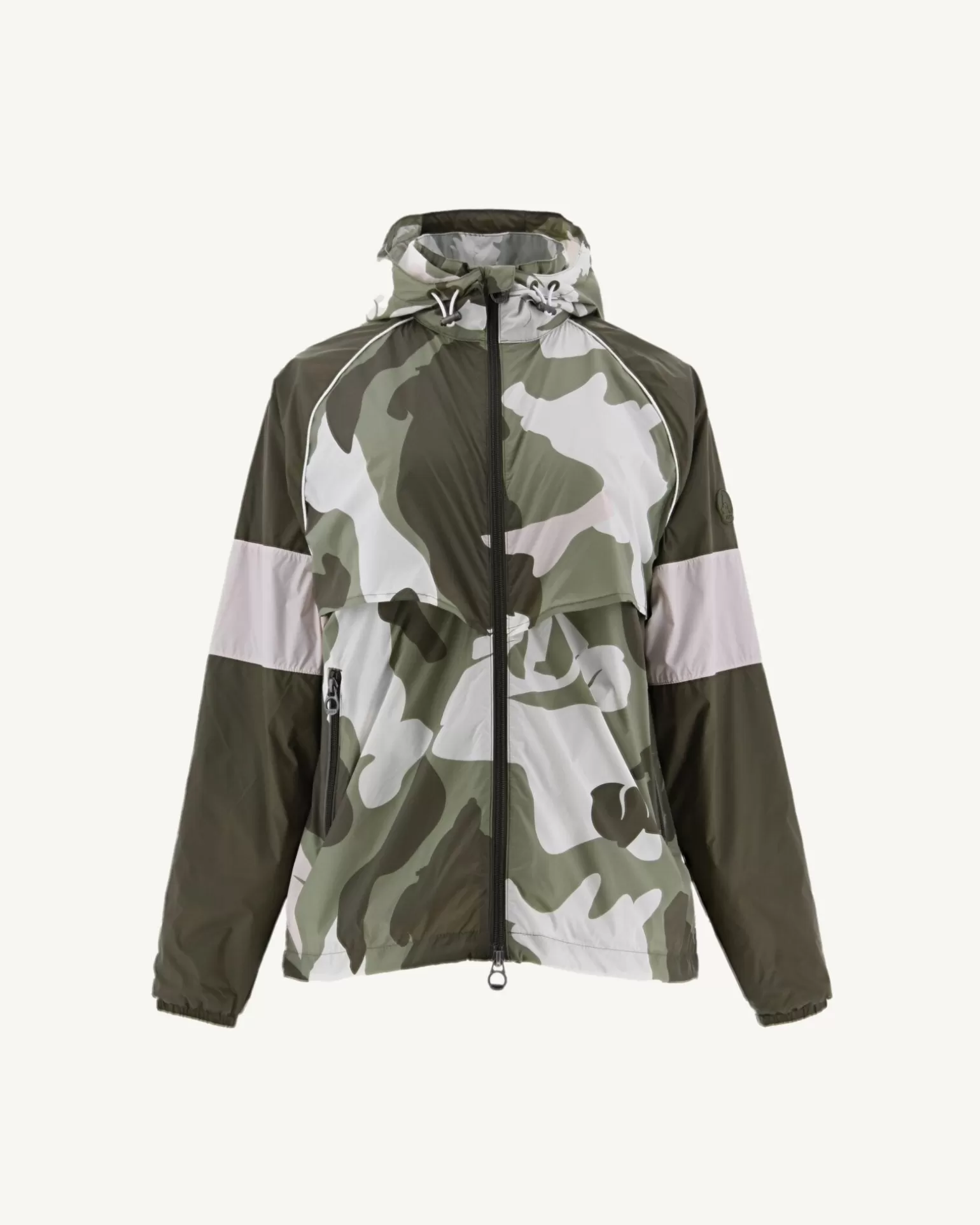 Doudounes & Vestes*JOTT Coupe-Vent A Capuche Camo Kaki Clair Scirocco 4571 Camo Bush