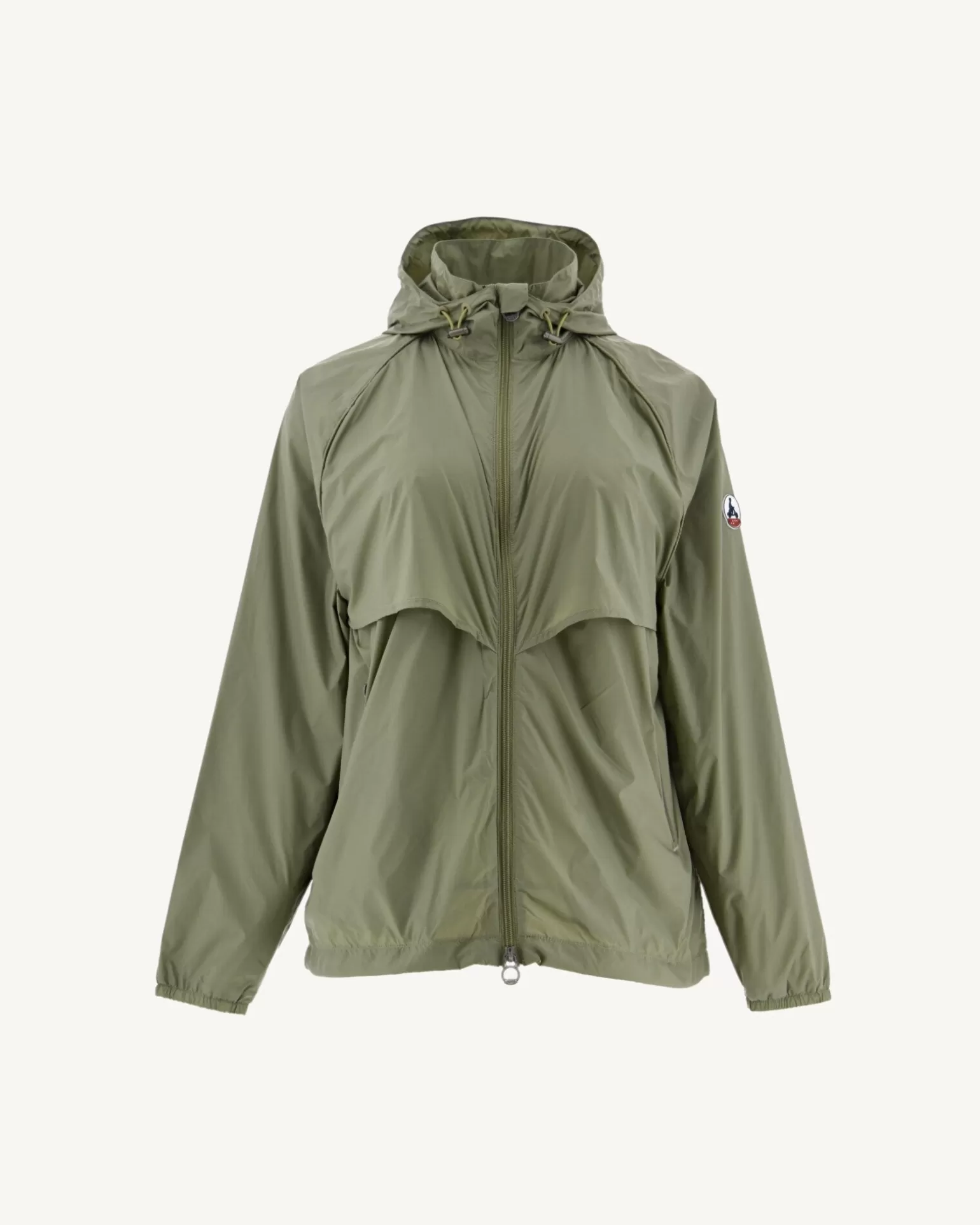 Doudounes & Vestes*JOTT Coupe-Vent A Capuche Kaki Clair Scirocco 247 Bush