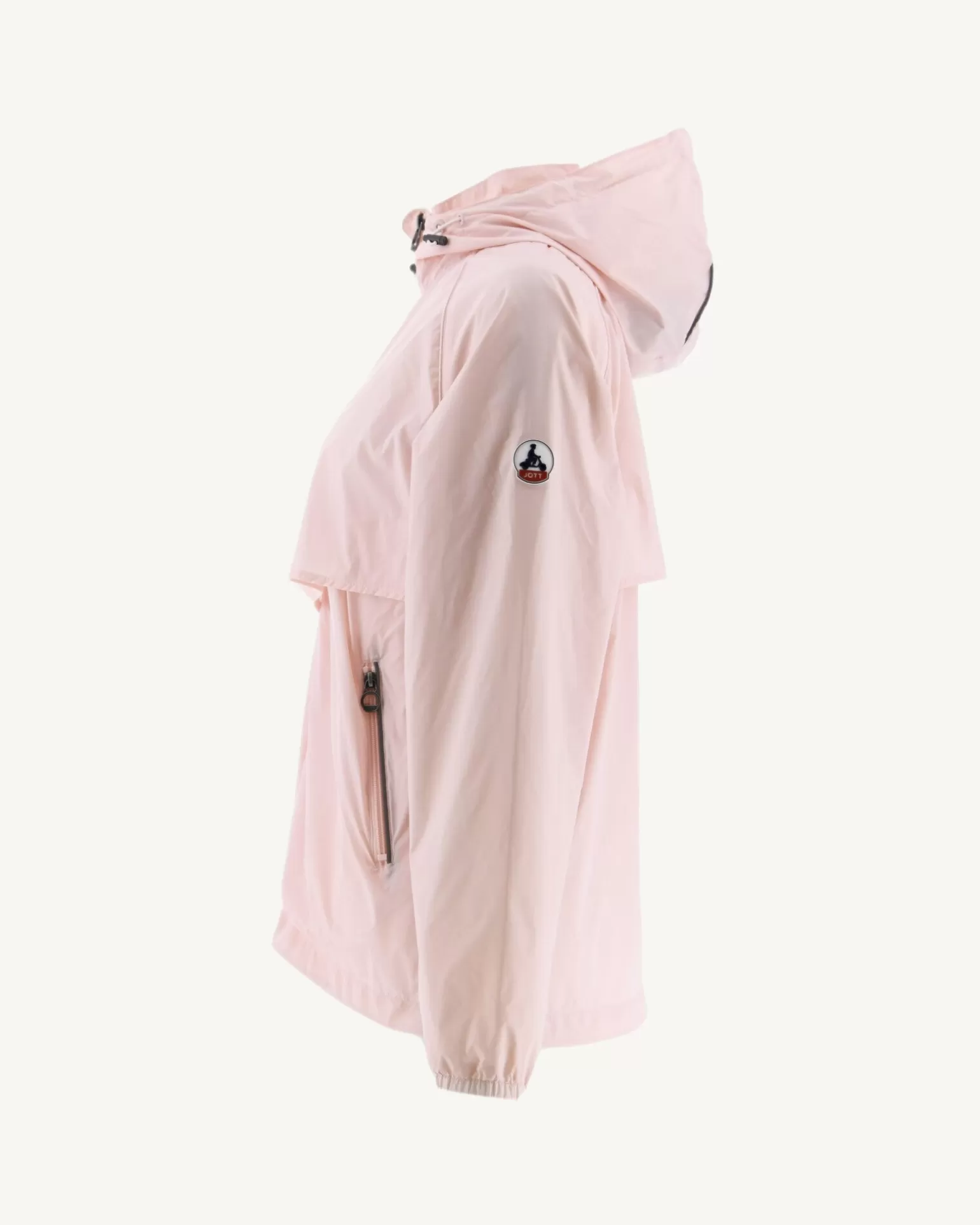 Doudounes & Vestes*JOTT Coupe-Vent A Capuche Rose Clair Scirocco 463 Soft Pink