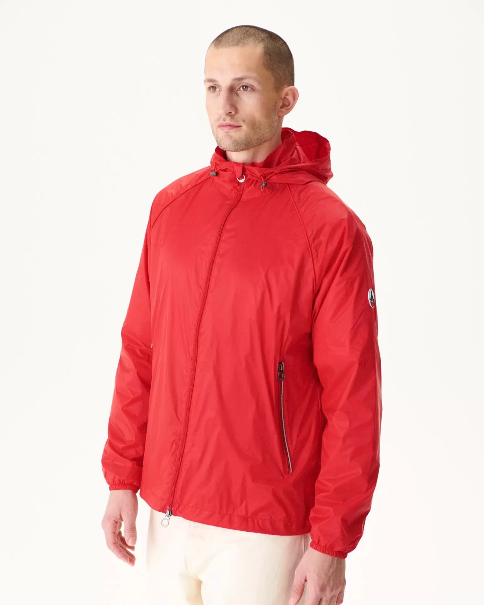 Doudounes & Vestes*JOTT Coupe-Vent A Capuche Rouge Vif Mistral 318 Fire Red