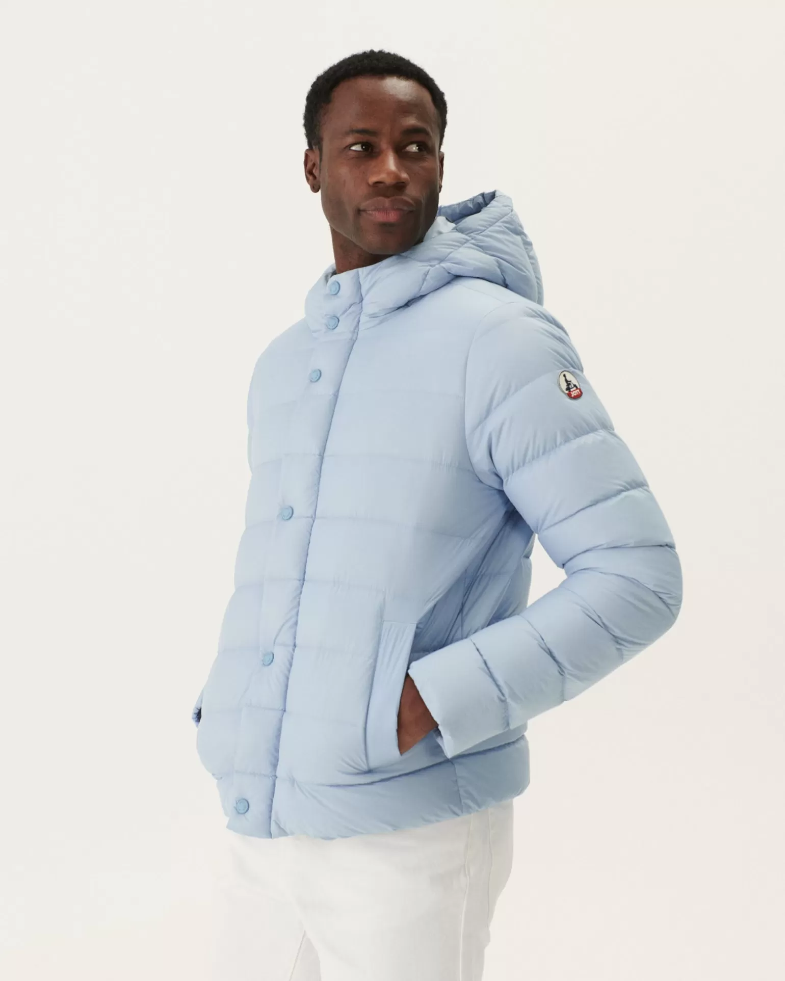 Doudounes & Vestes*JOTT Doudoune A Capuche Bleu Clair Jorge 180 Soft Blue