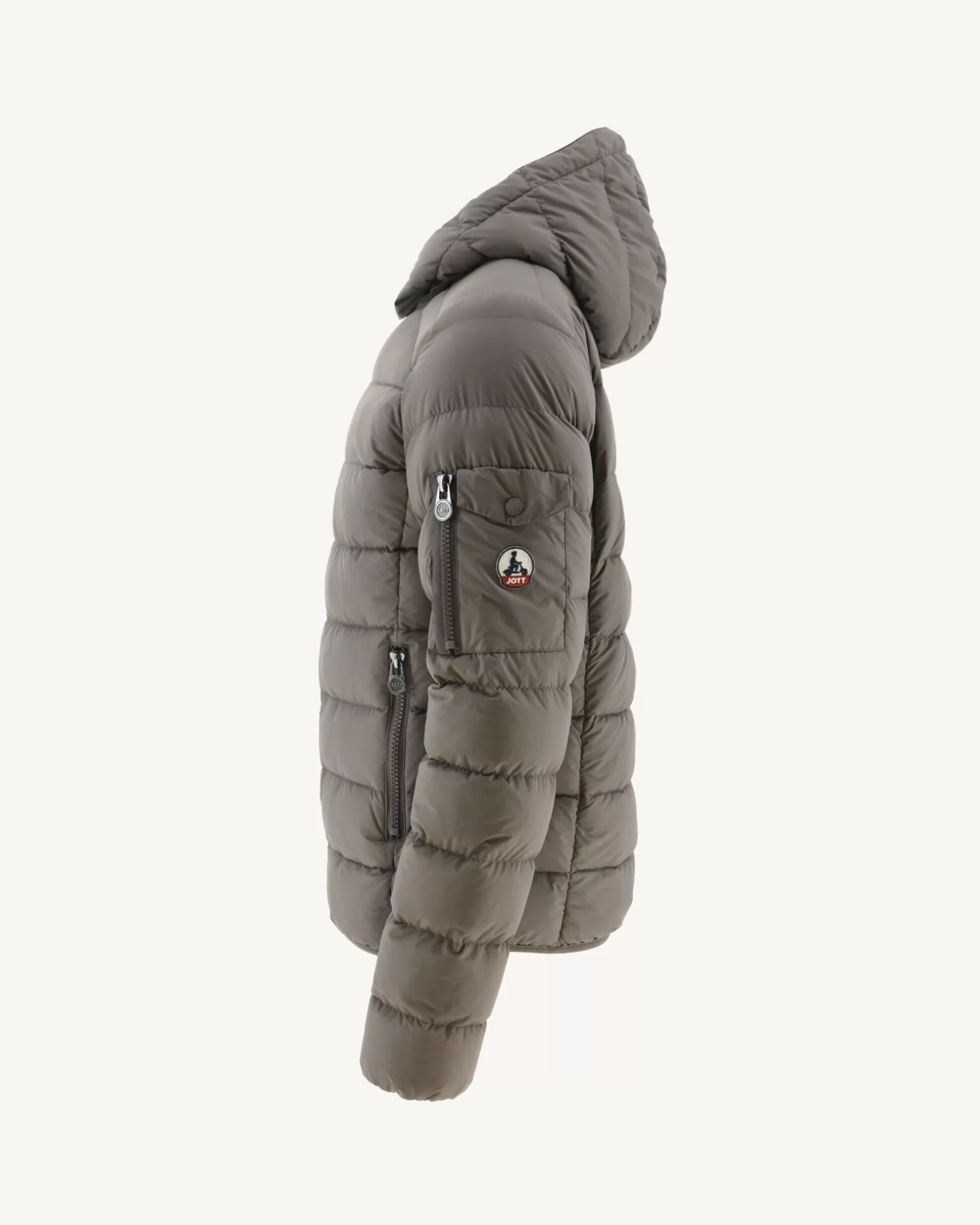 Doudounes & Vestes*JOTT Doudoune A Capuche Grand Froid Taupe Adrien 808 Taupe