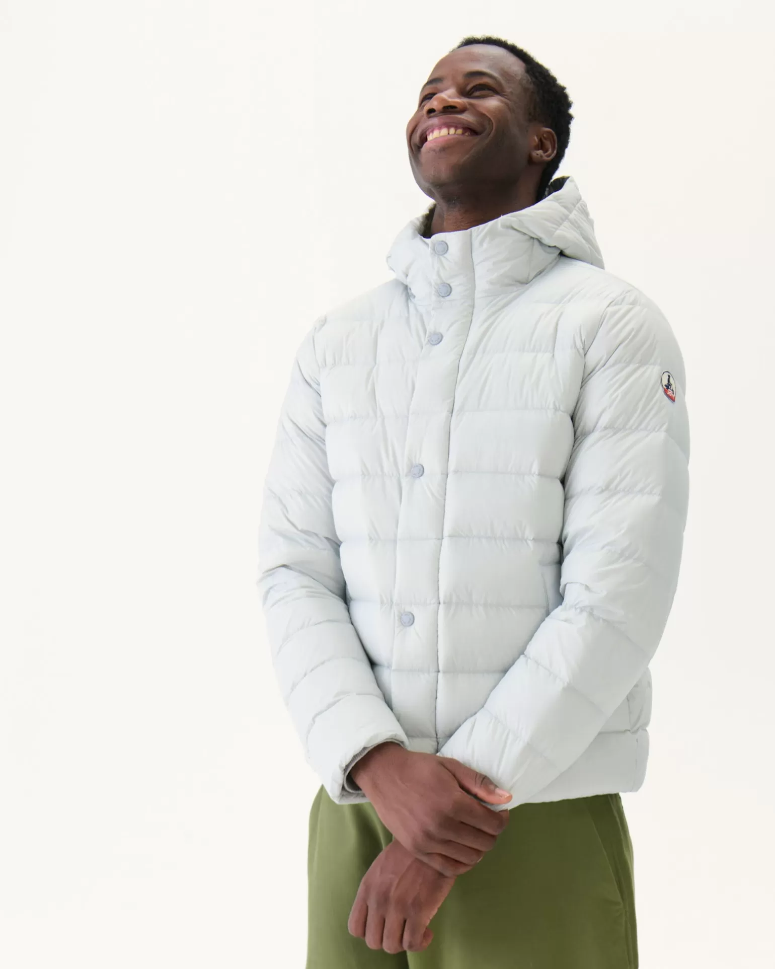 Doudounes & Vestes*JOTT Doudoune A Capuche Gris Clair Jorge 532 Soft Grey