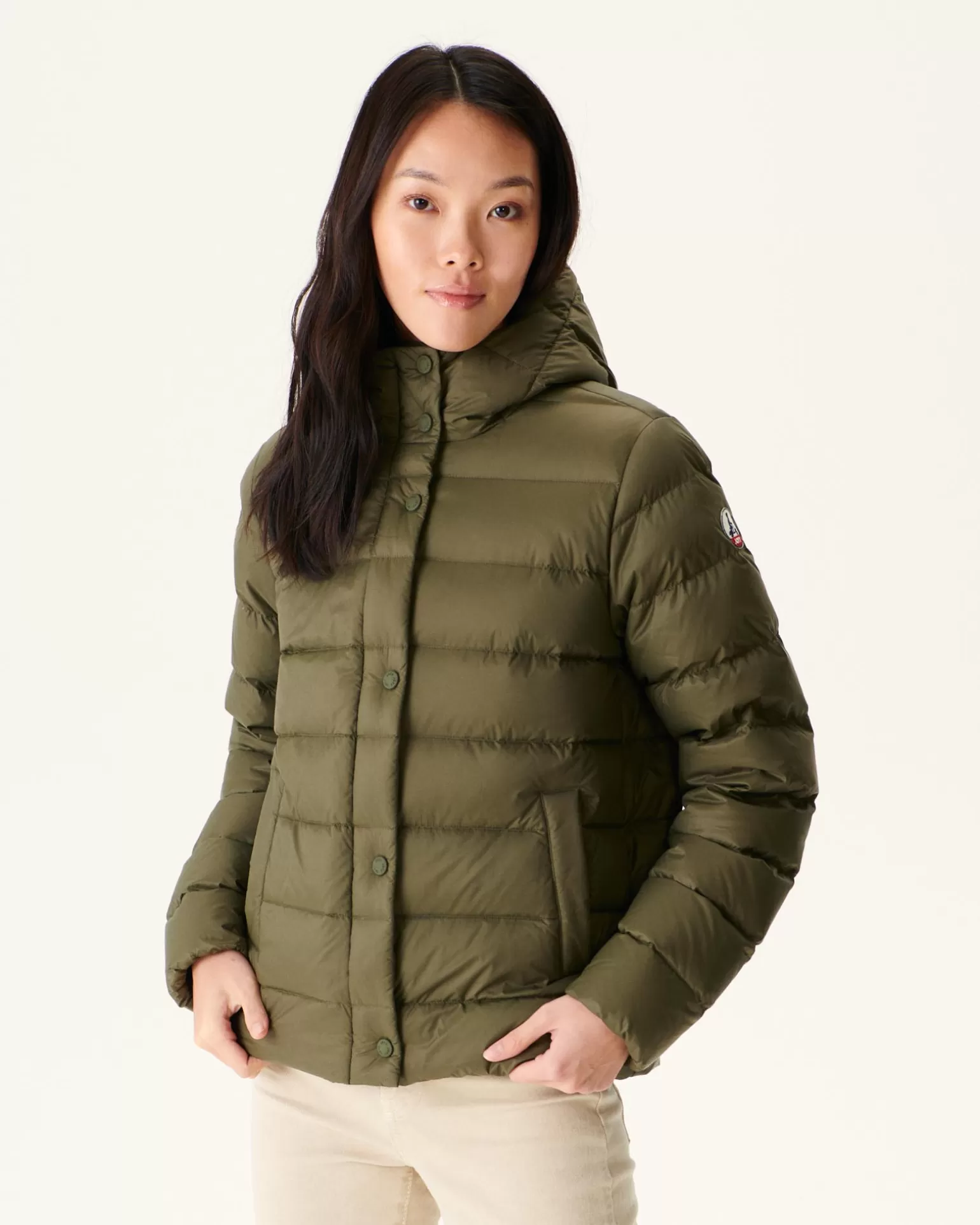Doudounes & Vestes*JOTT Doudoune Droite A Capuche Army Jane 255 Army