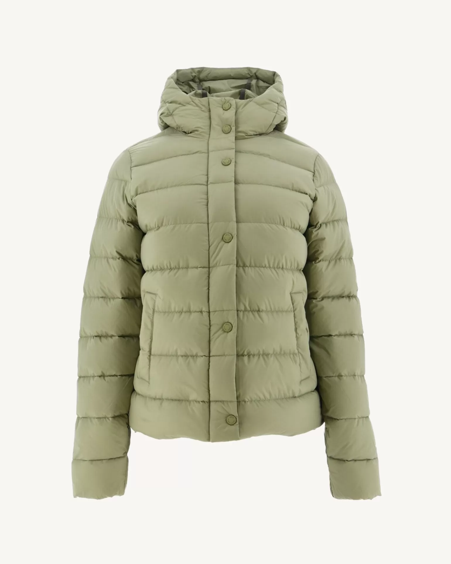 Doudounes & Vestes*JOTT Doudoune Droite A Capuche Kaki Clair Jane 247 Bush