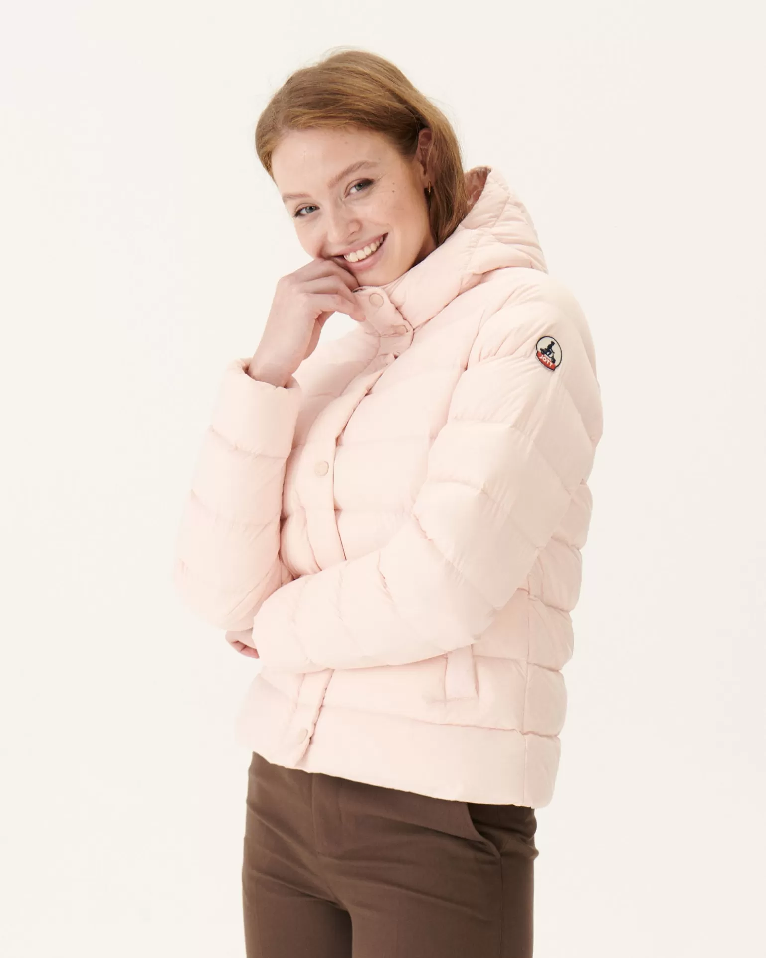 Doudounes & Vestes*JOTT Doudoune Droite A Capuche Rose Clair Jane 463 Soft Pink