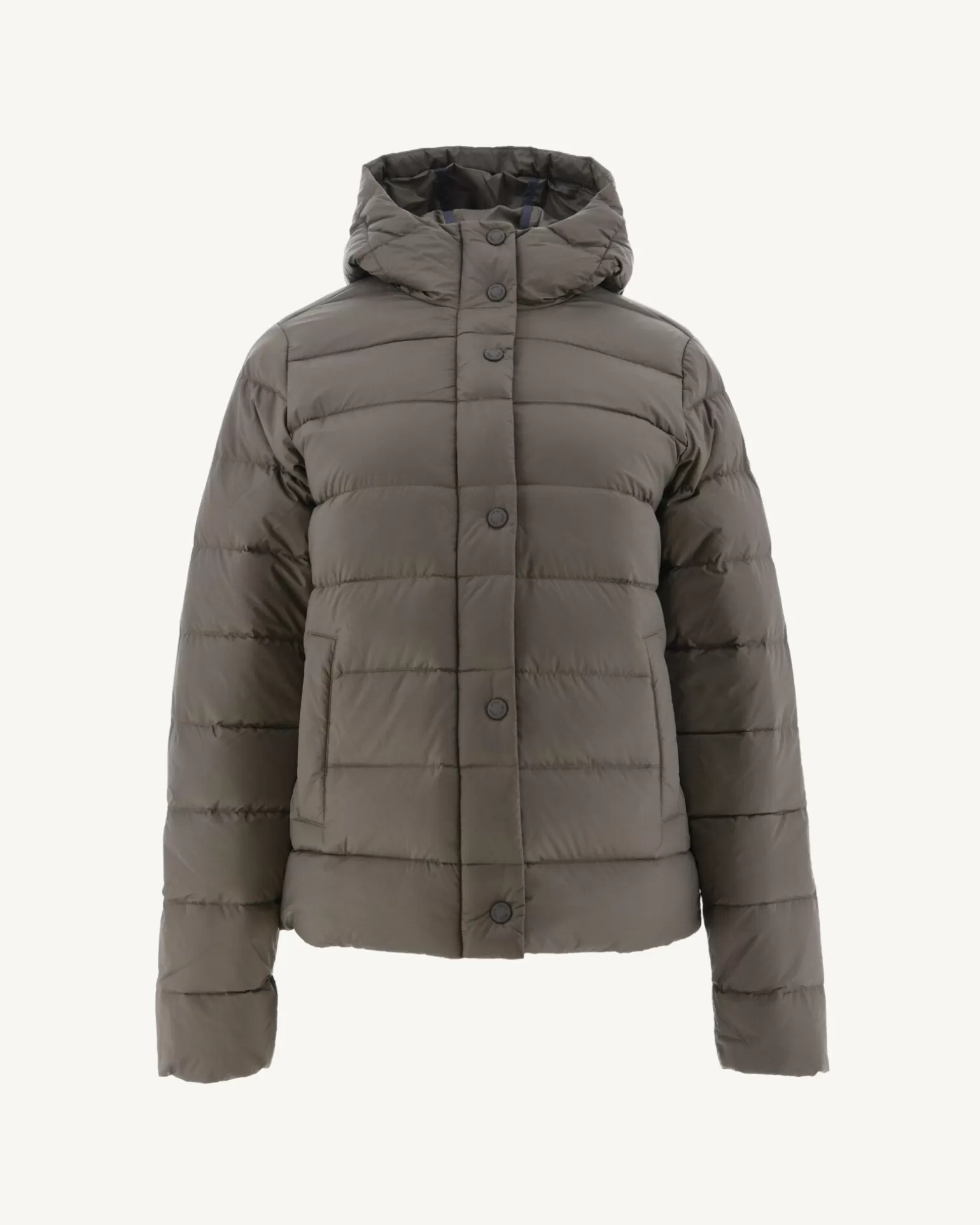 Doudounes & Vestes*JOTT Doudoune Droite A Capuche Taupe Jane 808 Taupe