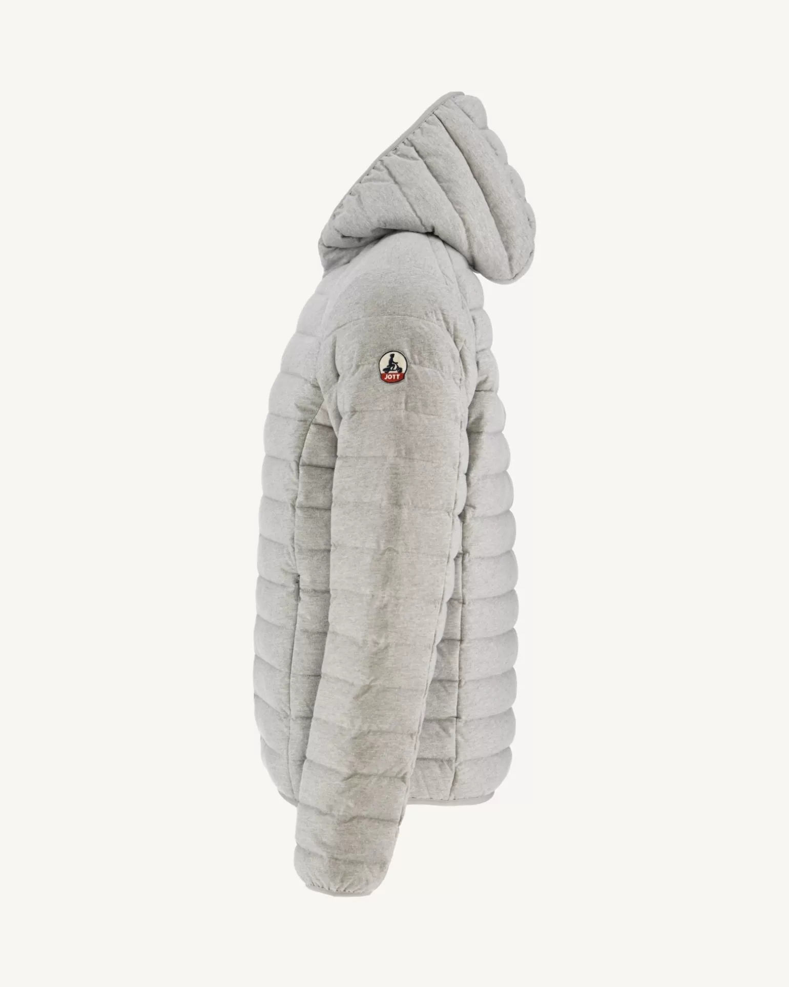 Doudounes & Vestes*JOTT Doudoune Jersey A Capuche Gris Chine Nico 514 Gris Chine