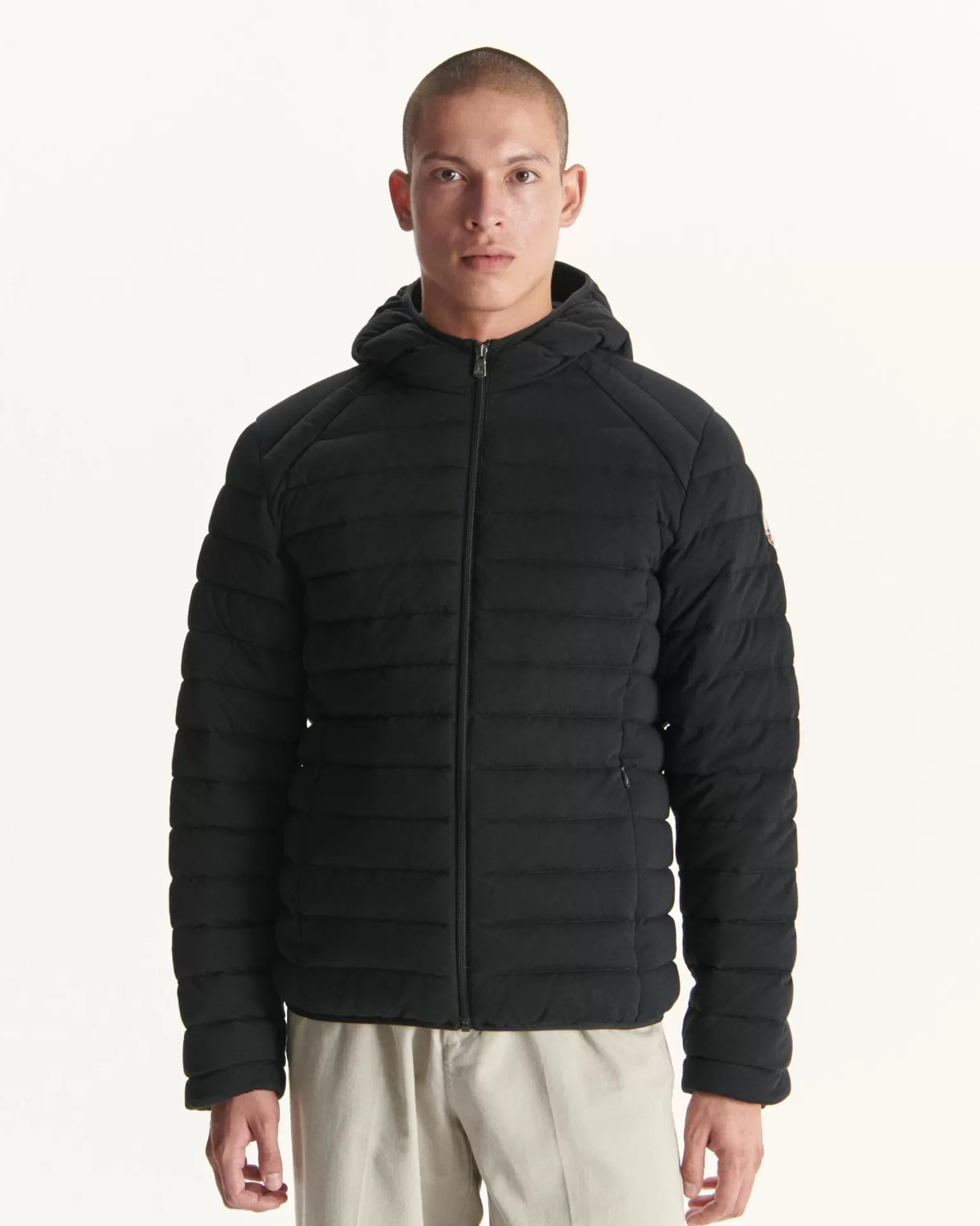 Doudounes & Vestes*JOTT Doudoune Jersey A Capuche Noir Nico 999 Black