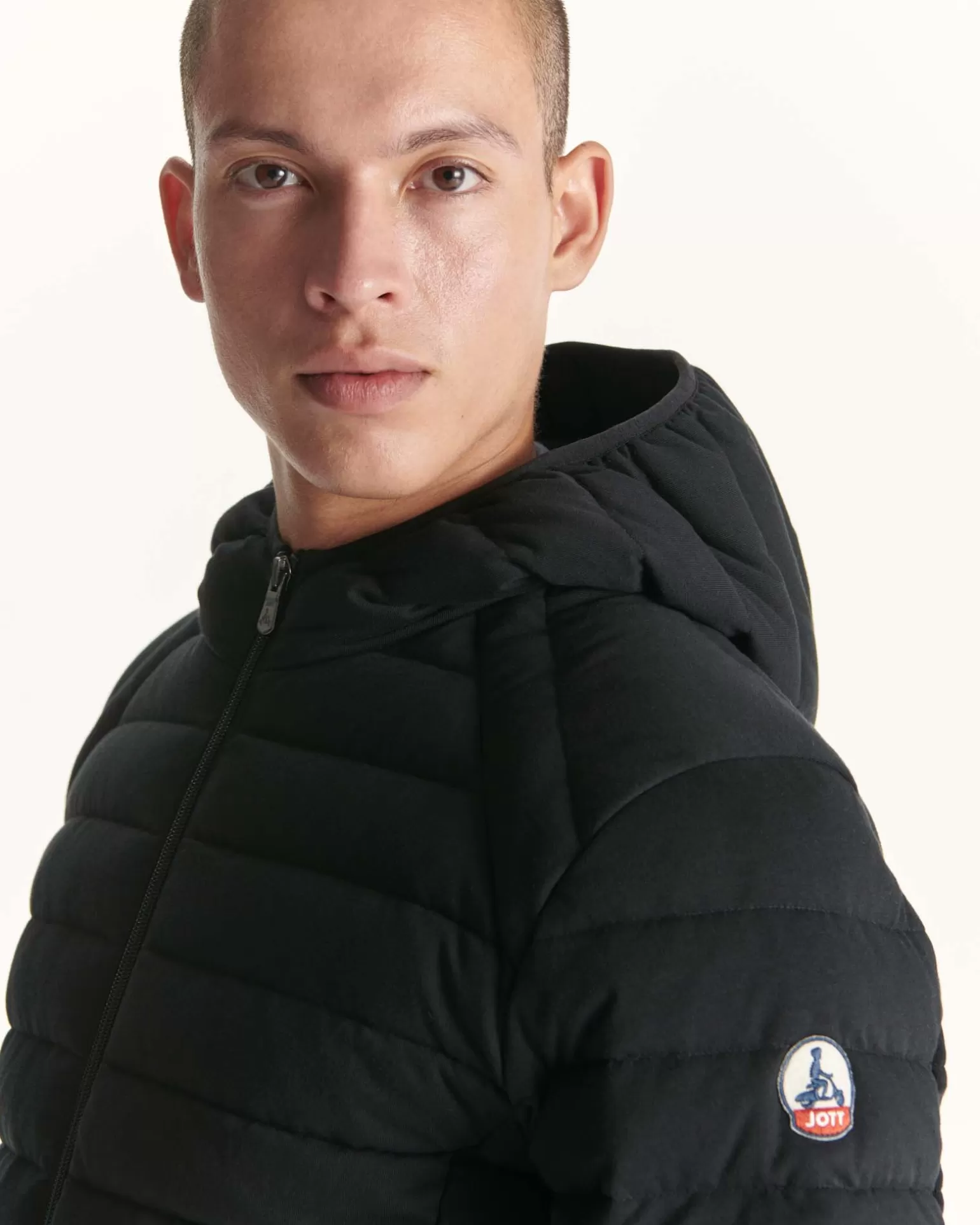 Doudounes & Vestes*JOTT Doudoune Jersey A Capuche Noir Nico 999 Black