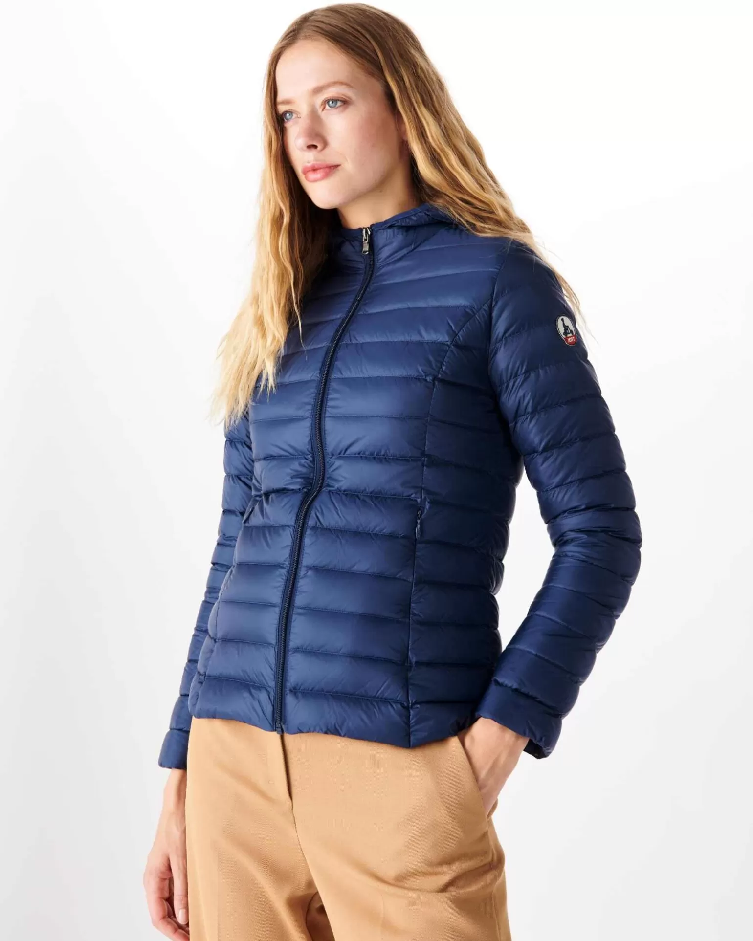 Doudounes & Vestes*JOTT Doudoune Legere A Capuche Bleu Abysse Cloe 124 Bleu Abysse
