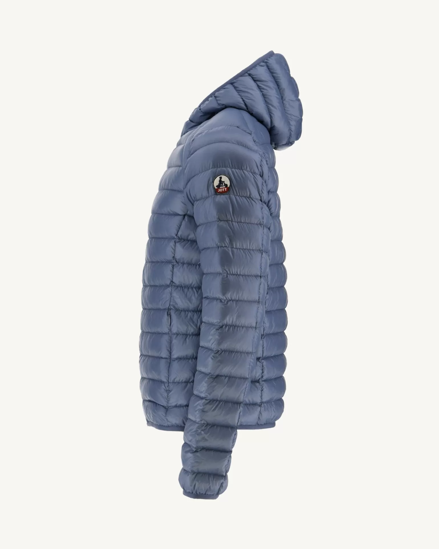 Doudounes & Vestes*JOTT Doudoune Legere A Capuche Bleu Delave Nico 182 Bleu Delave