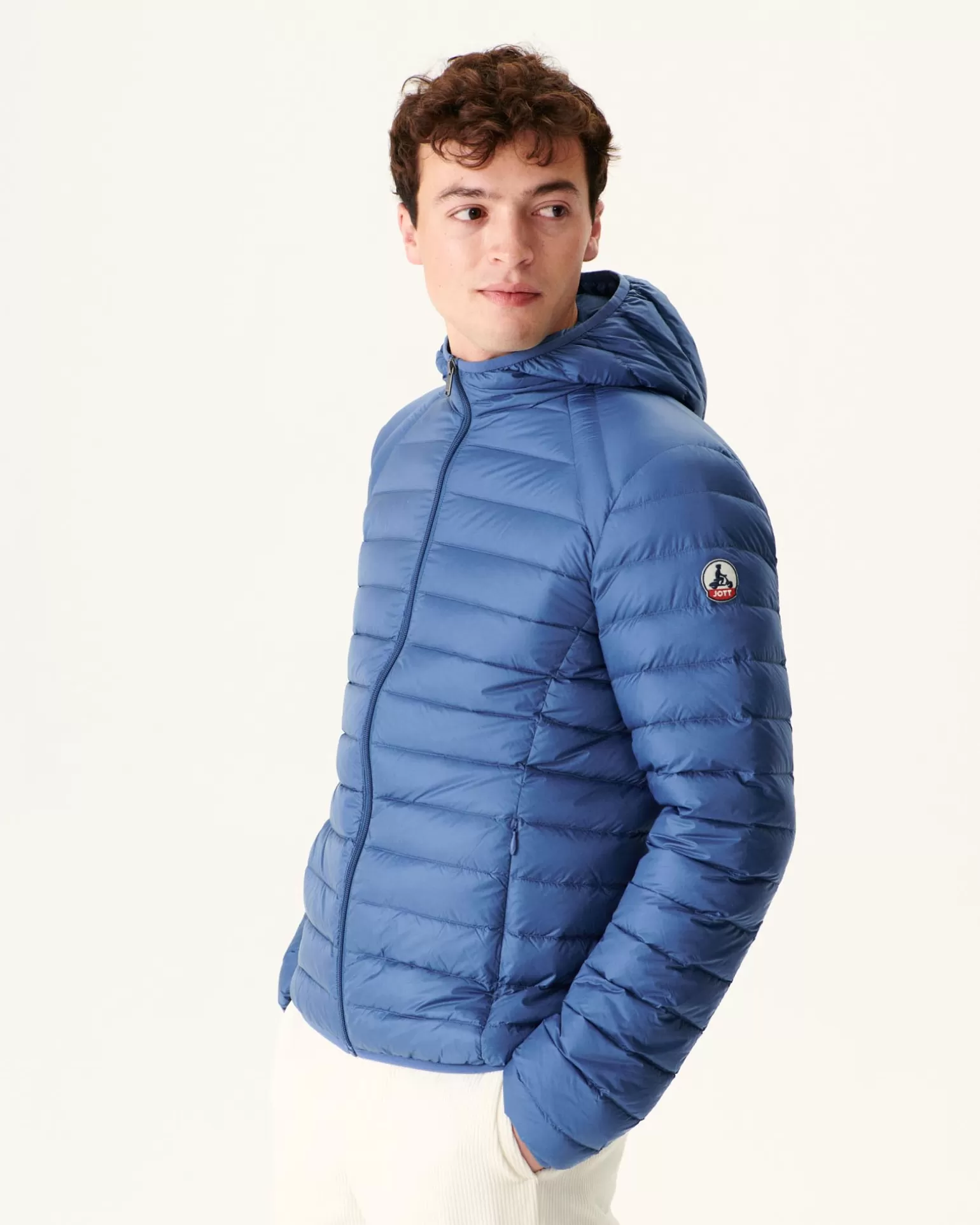Doudounes & Vestes*JOTT Doudoune Legere A Capuche Bleu Jeans Nico 140 Blue Jeans