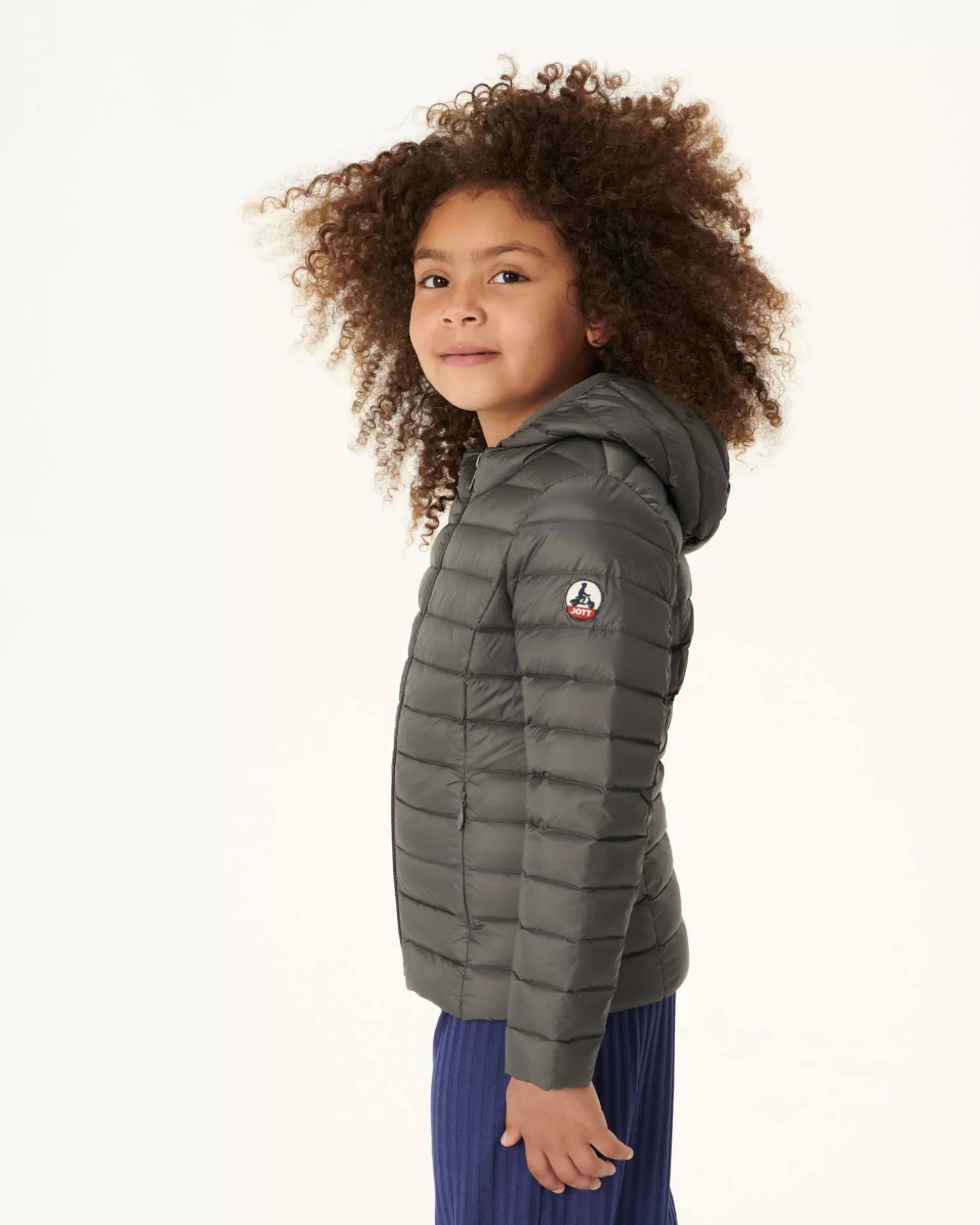Doudounes*JOTT Doudoune Legere A Capuche Enfant Anthracite Carla 504 Anthracite