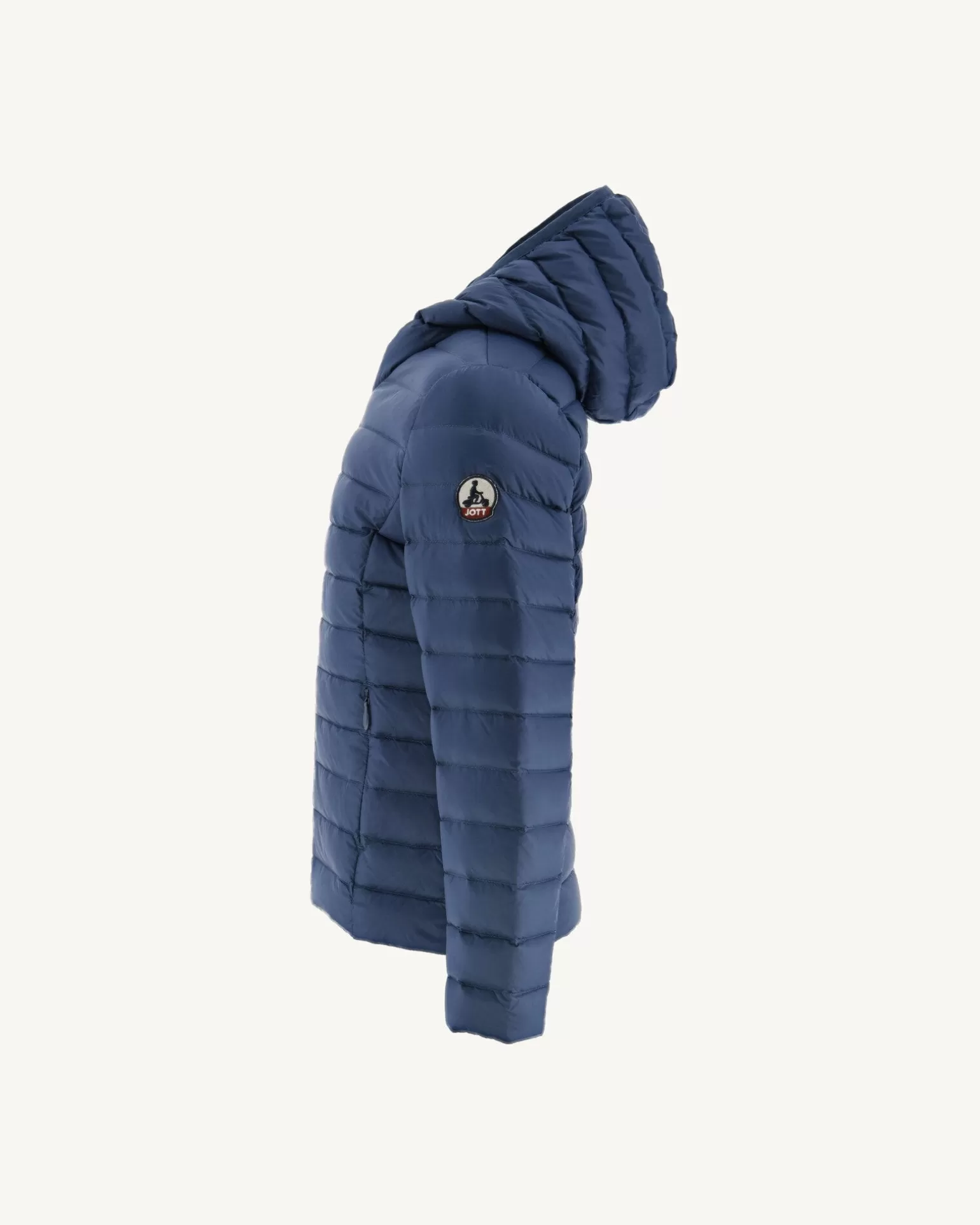 Doudounes*JOTT Doudoune Legere A Capuche Enfant Bleu Jeans Carla 140 Blue Jeans