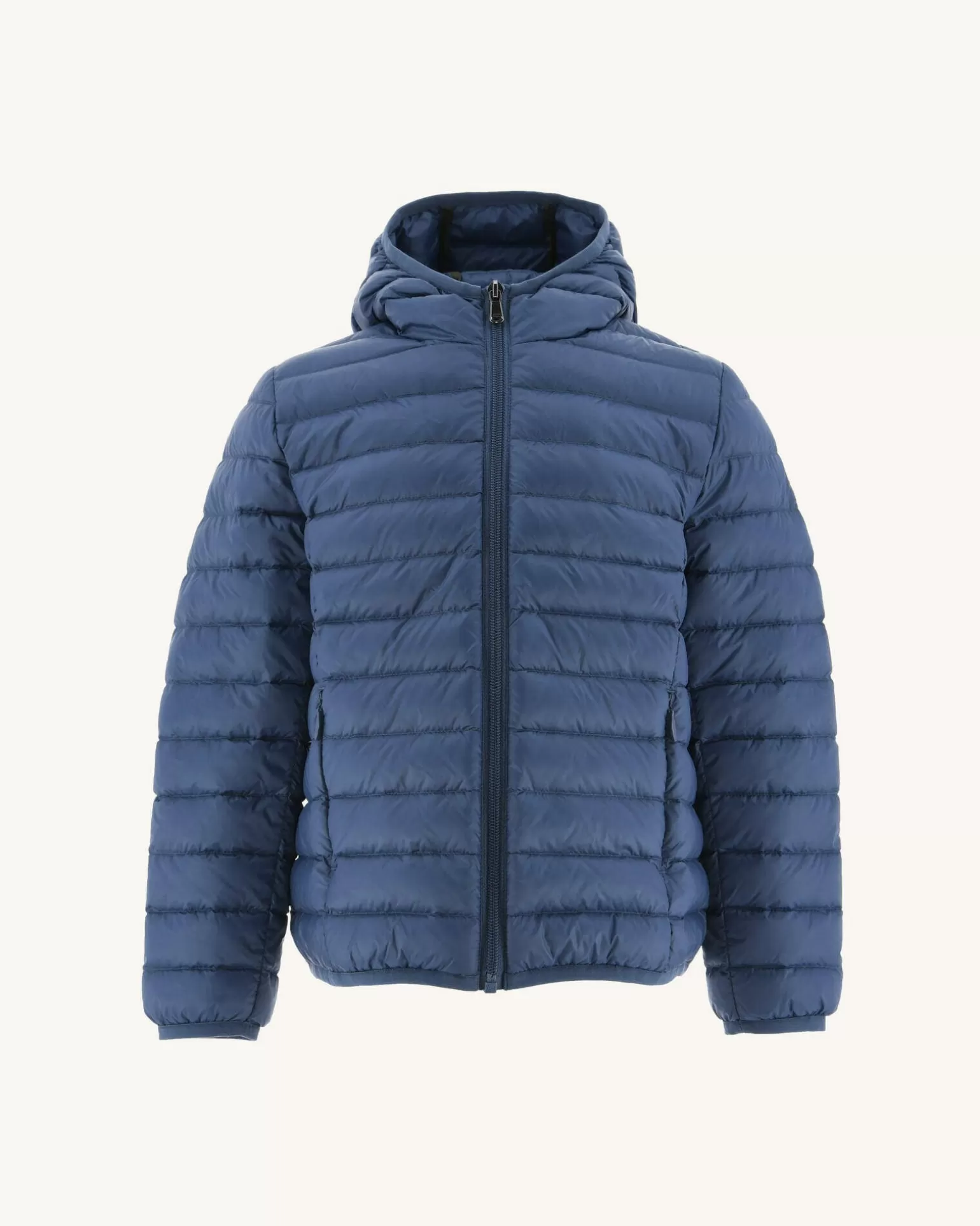 Doudounes*JOTT Doudoune Legere A Capuche Enfant Bleu Jeans Hugo 140 Blue Jeans