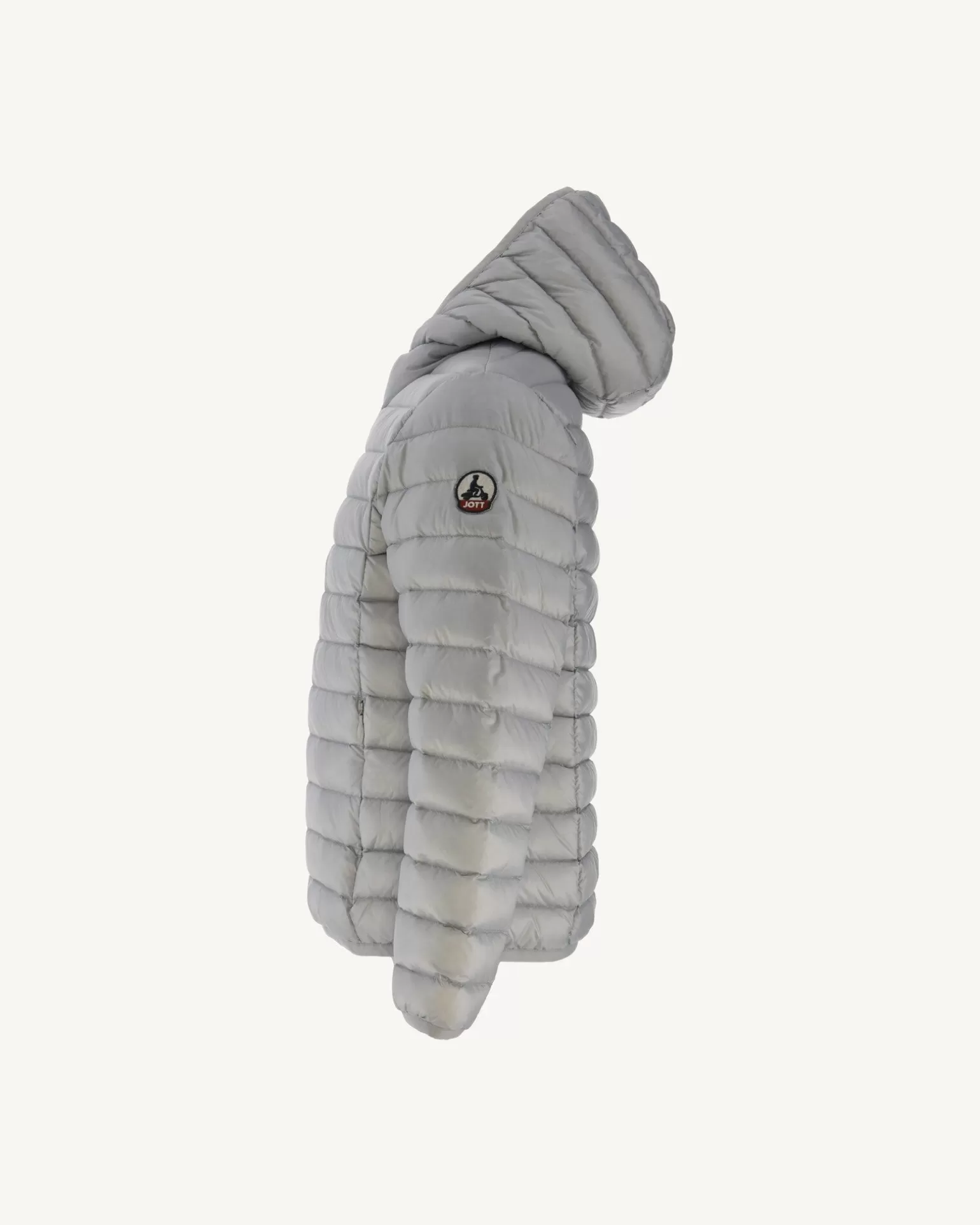 Doudounes*JOTT Doudoune Legere A Capuche Enfant Gris Clair Hugo 532 Soft Grey