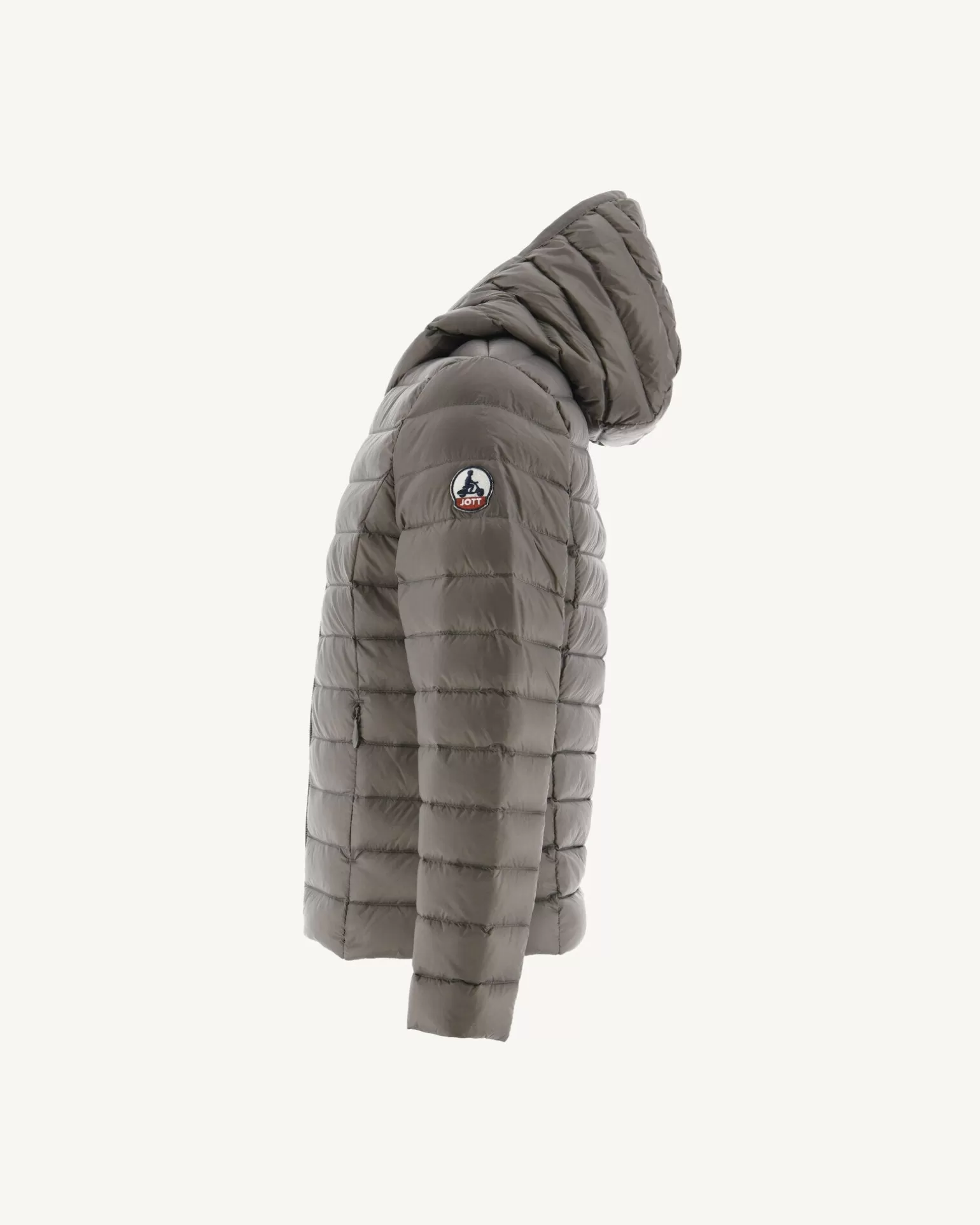 Doudounes*JOTT Doudoune Legere A Capuche Enfant Taupe Carla 808 Taupe