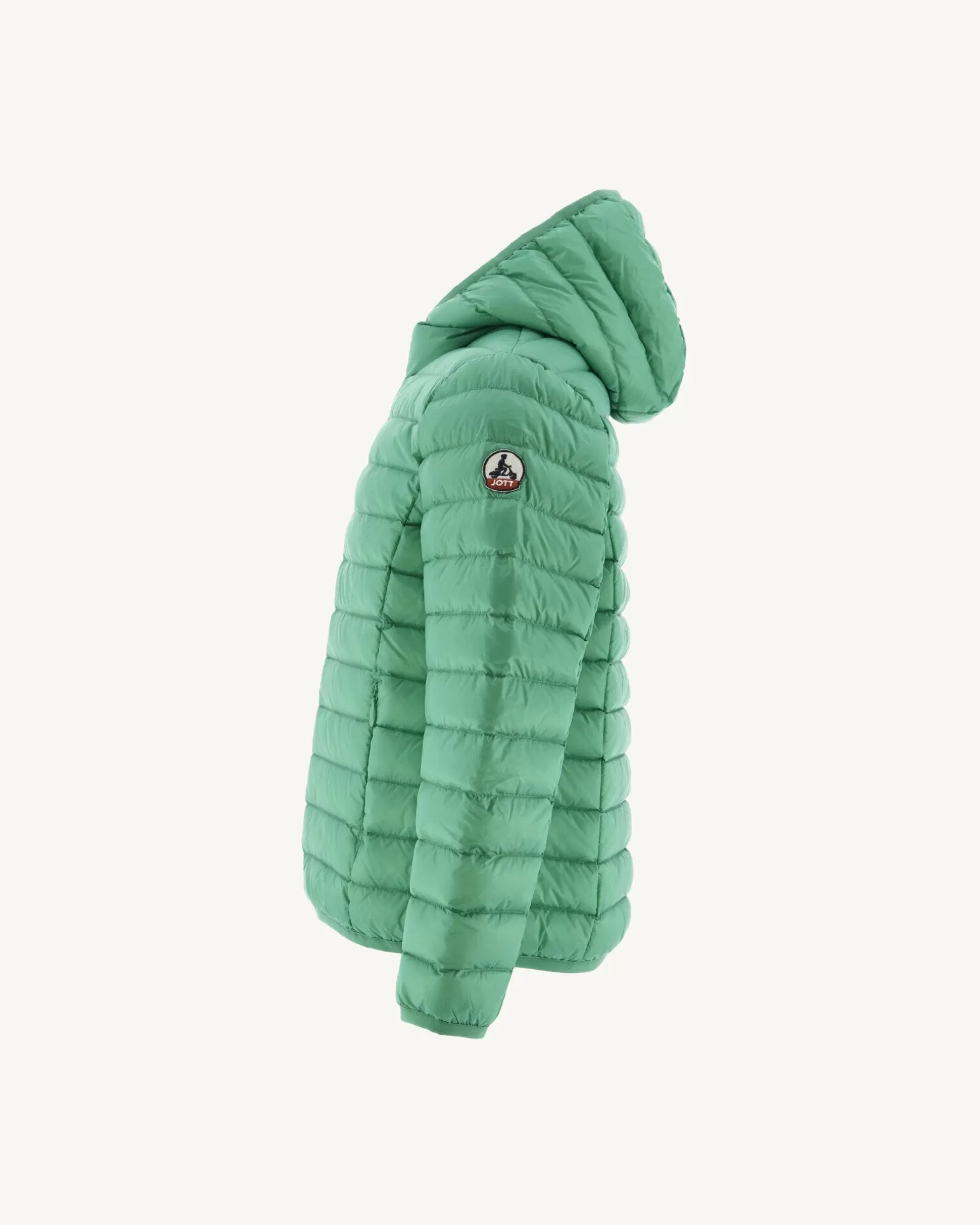 Doudounes*JOTT Doudoune Legere A Capuche Enfant Vert Hugo 243 Poppy Green