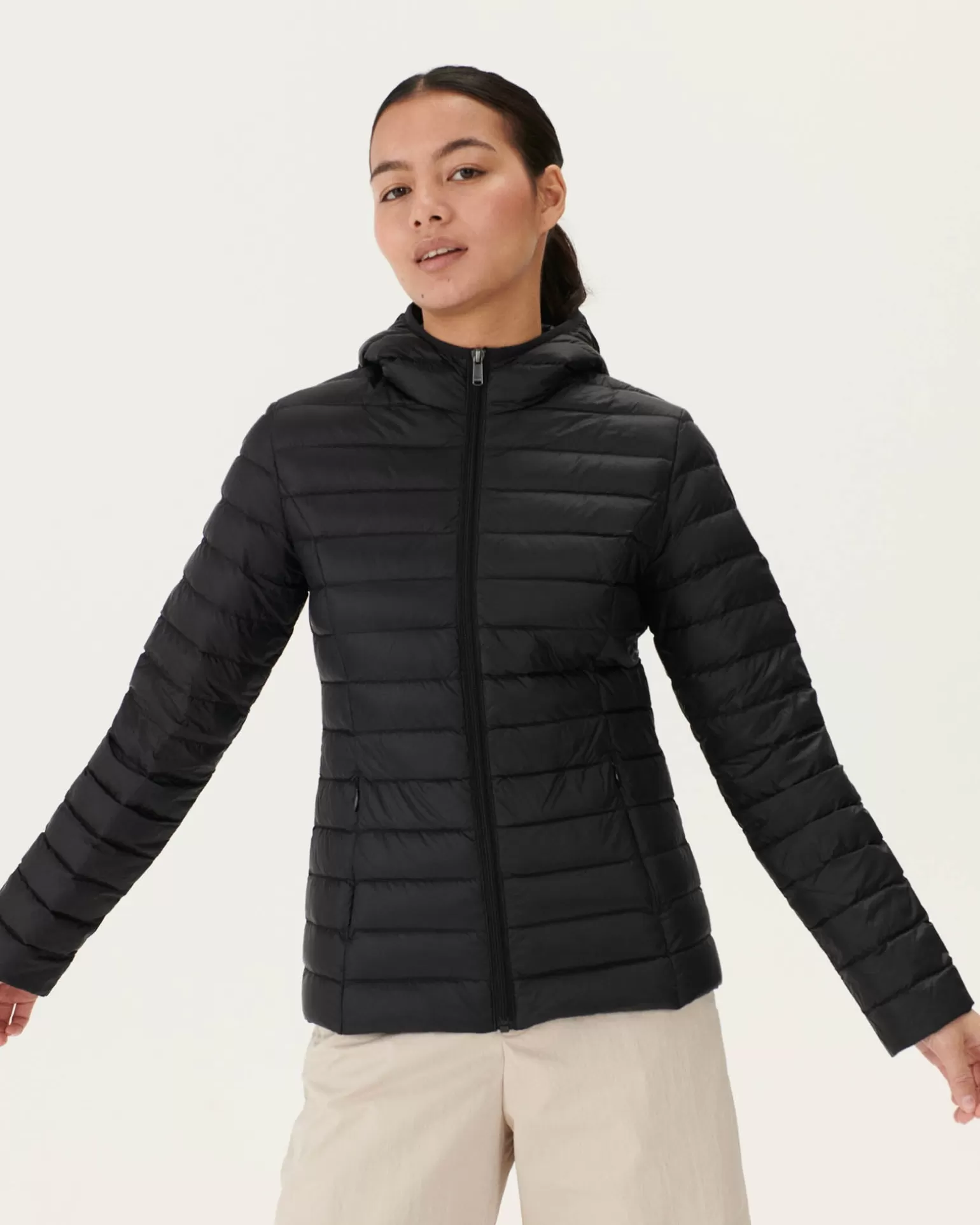 Doudounes & Vestes*JOTT Doudoune Legere A Capuche Noir Cloe 999 Noir