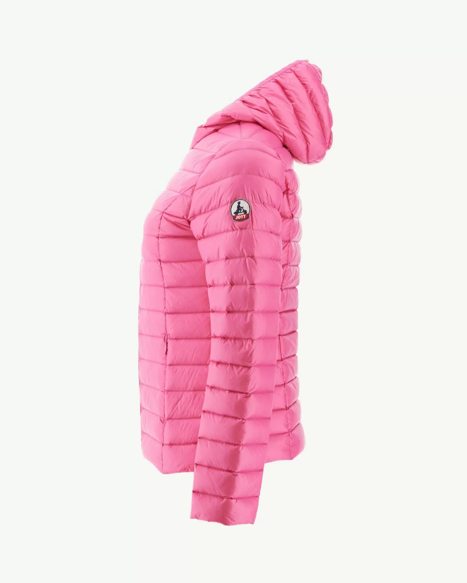 Doudounes & Vestes*JOTT Doudoune Legere A Capuche Rose Intense Cloe 457 Wild Rose