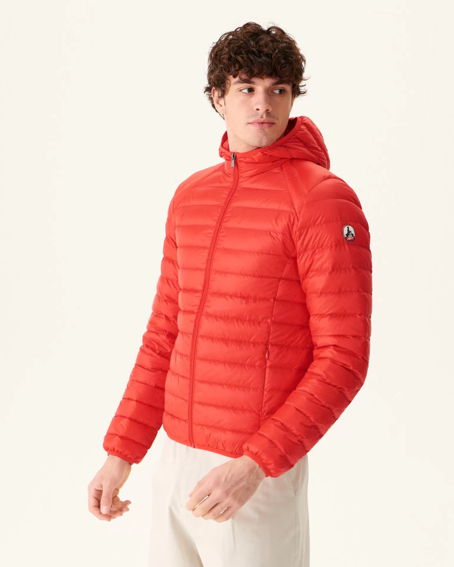 Doudounes & Vestes*JOTT Doudoune Legere A Capuche Rouge Vif Nico 318 Fire Red
