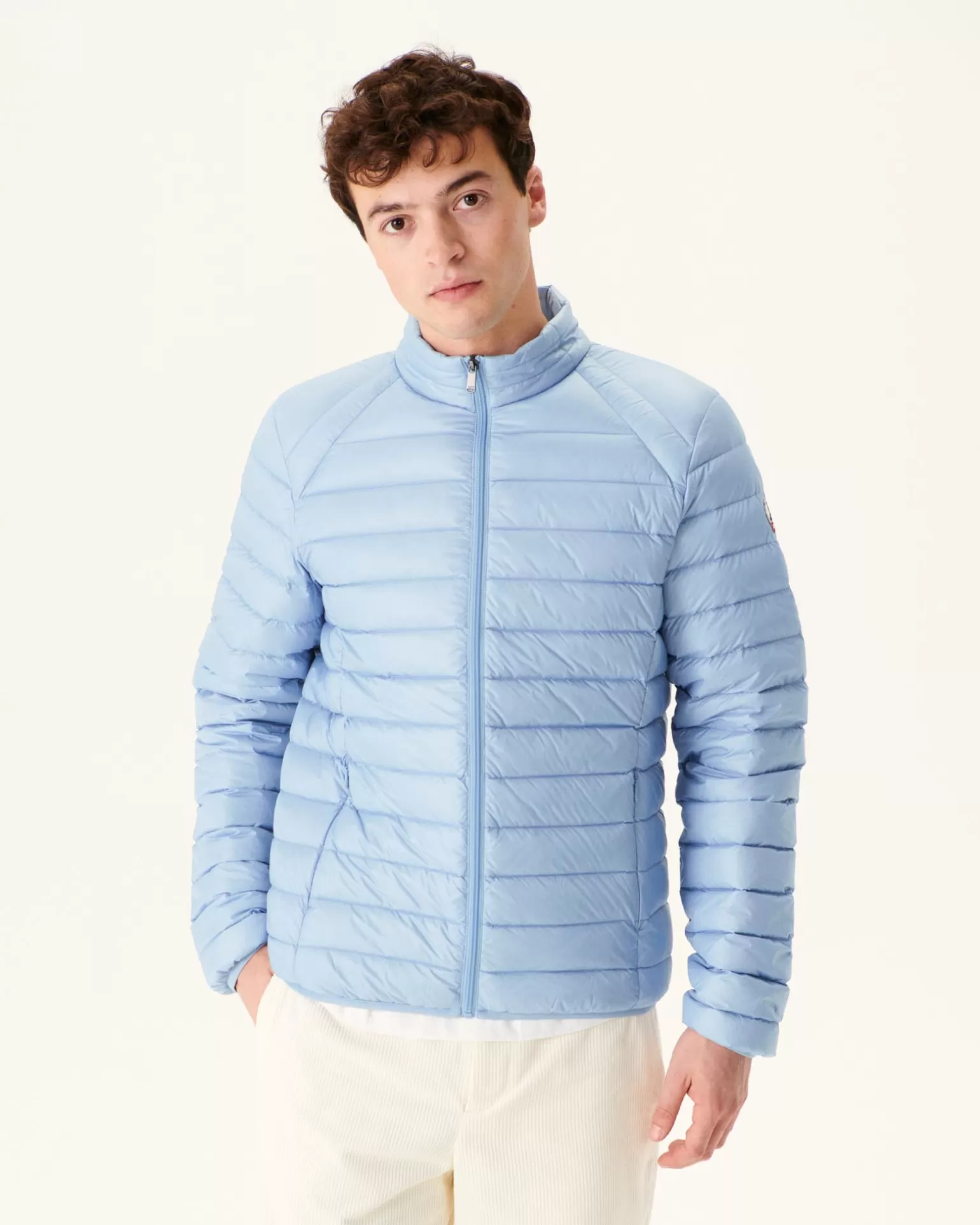 Doudounes & Vestes*JOTT Doudoune Legere Bleu Clair Mat 180 Soft Blue