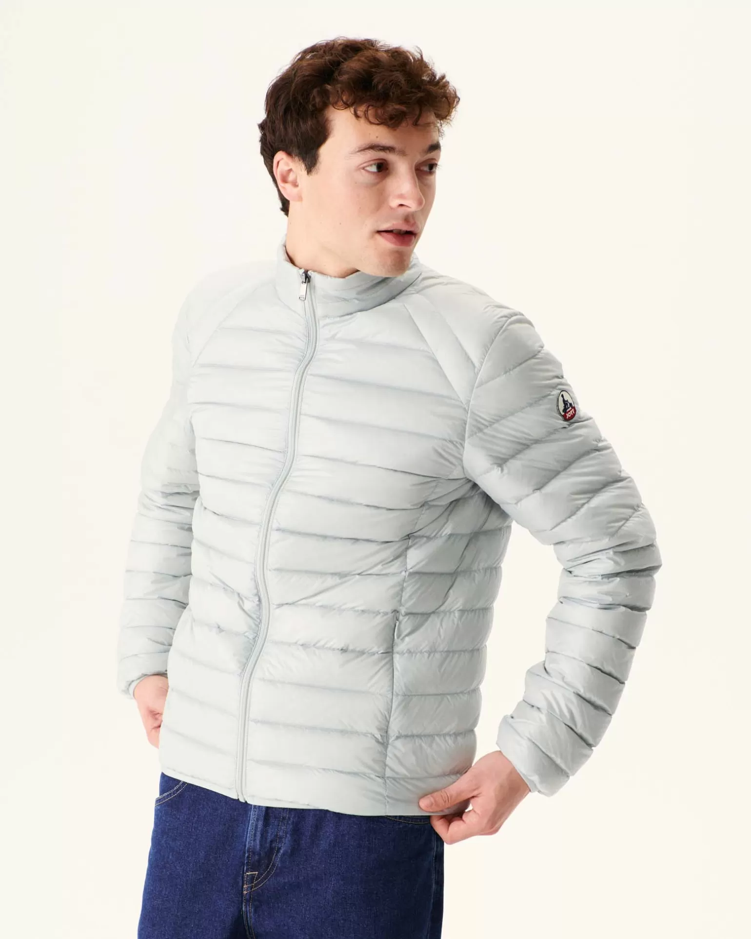 Doudounes & Vestes*JOTT Doudoune Legere Gris Clair Mat 532 Soft Grey