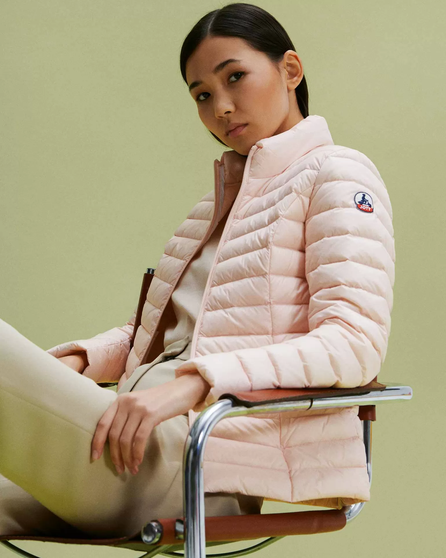 Doudounes & Vestes*JOTT Doudoune Legere Rose Clair Cha 463 Soft Pink