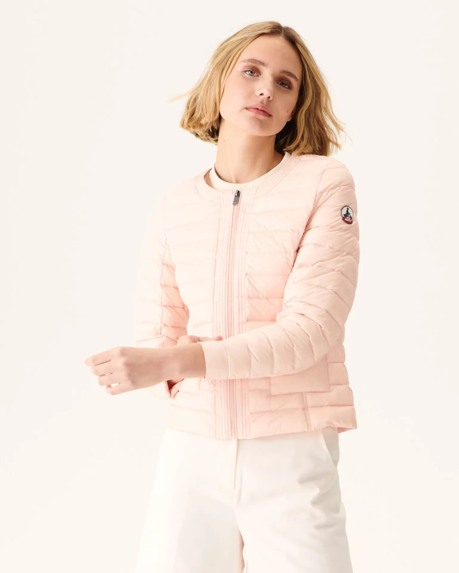 Nos Blousons Legers*JOTT Doudoune Legere Rose Clair Douda 463 Soft Pink