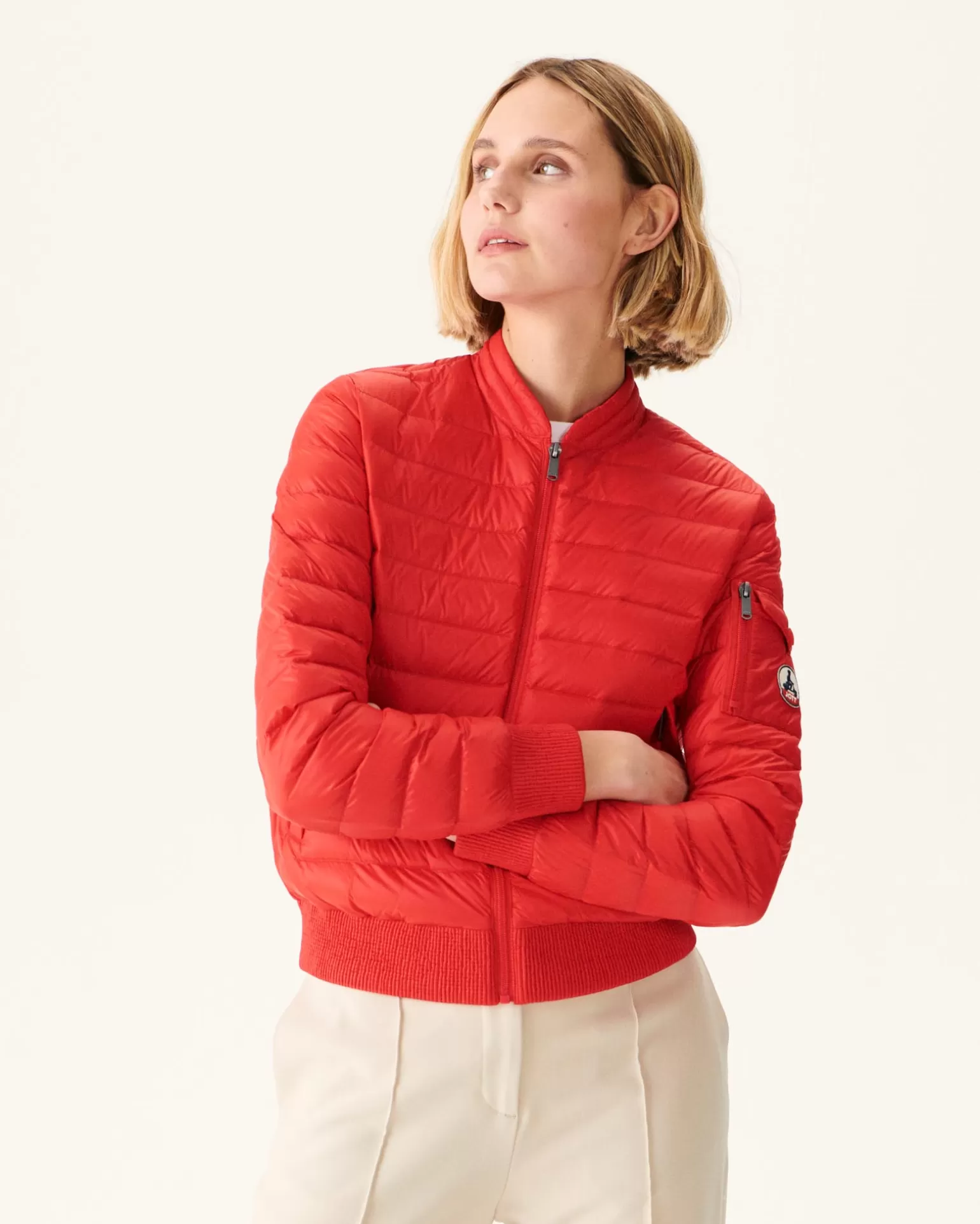 Doudounes & Vestes*JOTT Doudoune Legere Rouge Vif Emmy 318 Fire Red
