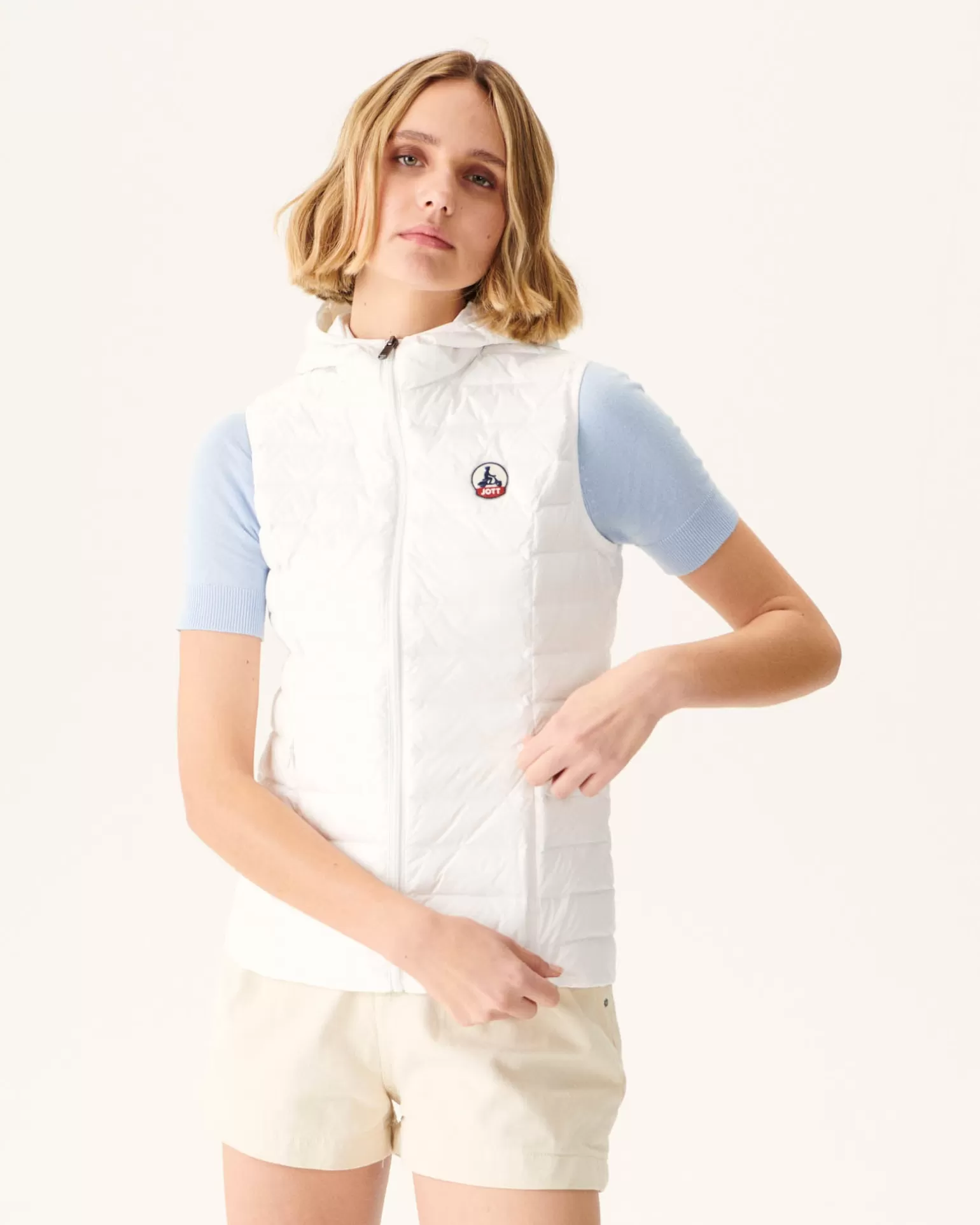 Doudounes & Vestes*JOTT Doudoune Legere Sans Manches Blanc Mali 901 Blanc