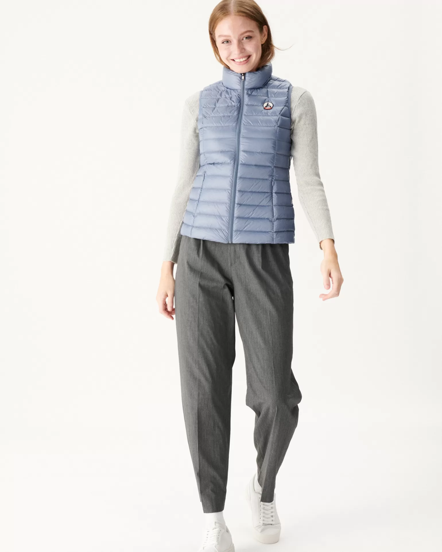 Doudounes & Vestes*JOTT Doudoune Legere Sans Manches Bleu Delave Seda 182 Bleu Delave