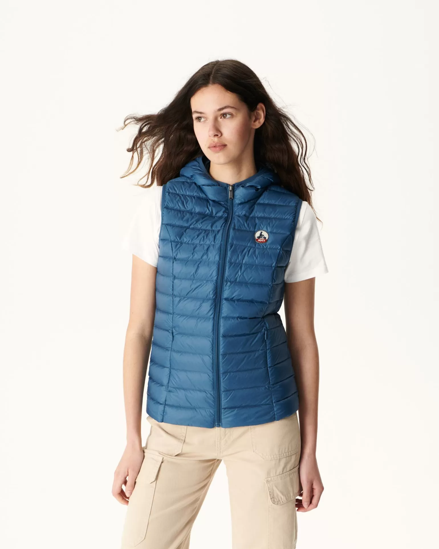 Doudounes & Vestes*JOTT Doudoune Legere Sans Manches Bleu Jeans Mali 140 Blue Jeans