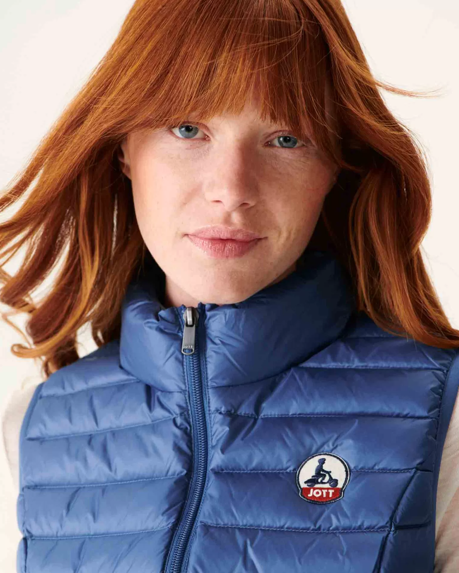 Doudounes & Vestes*JOTT Doudoune Legere Sans Manches Bleu Jeans Seda 140 Blue Jeans