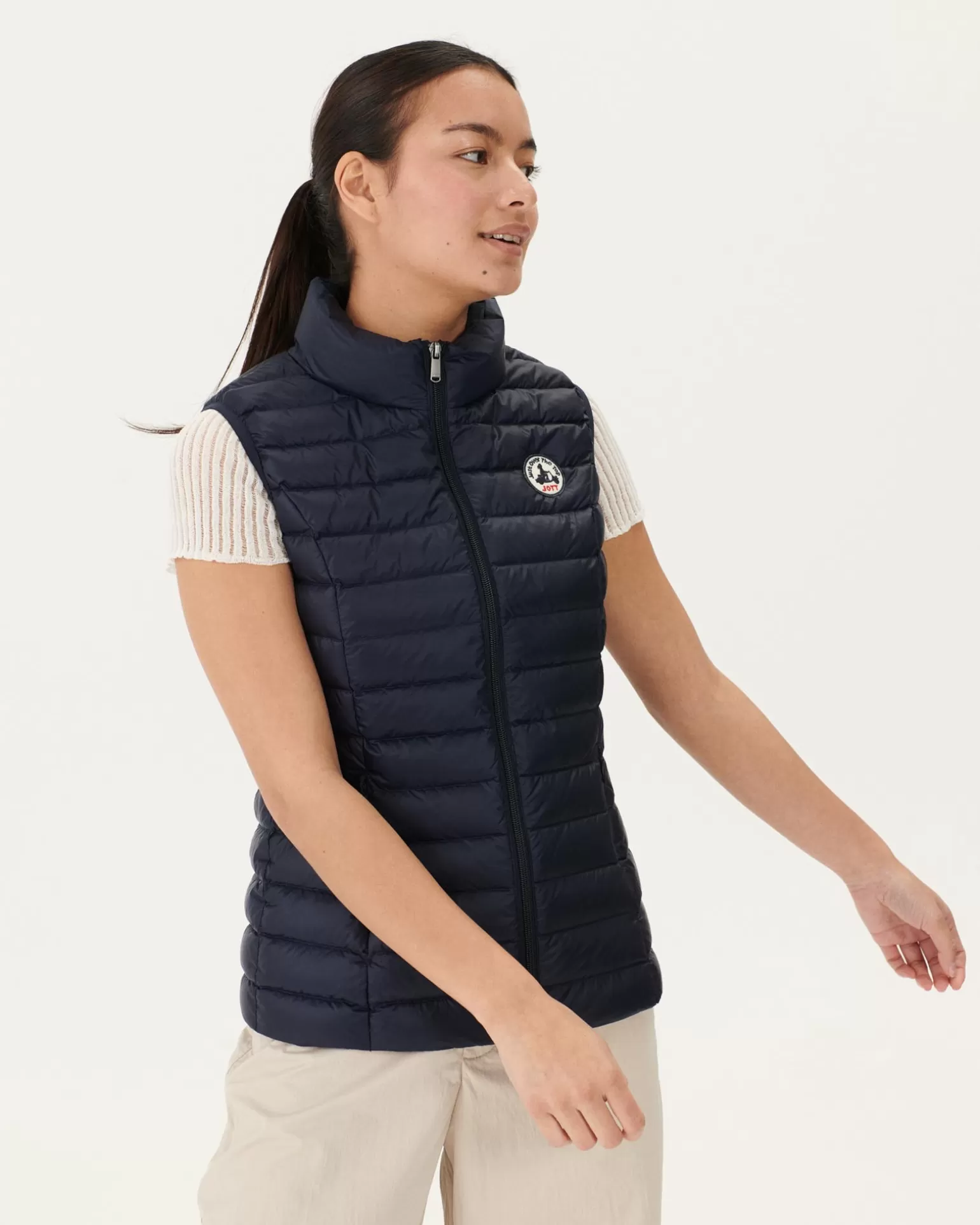 Doudounes & Vestes*JOTT Doudoune Legere Sans Manches Marine Seda 104 Marine