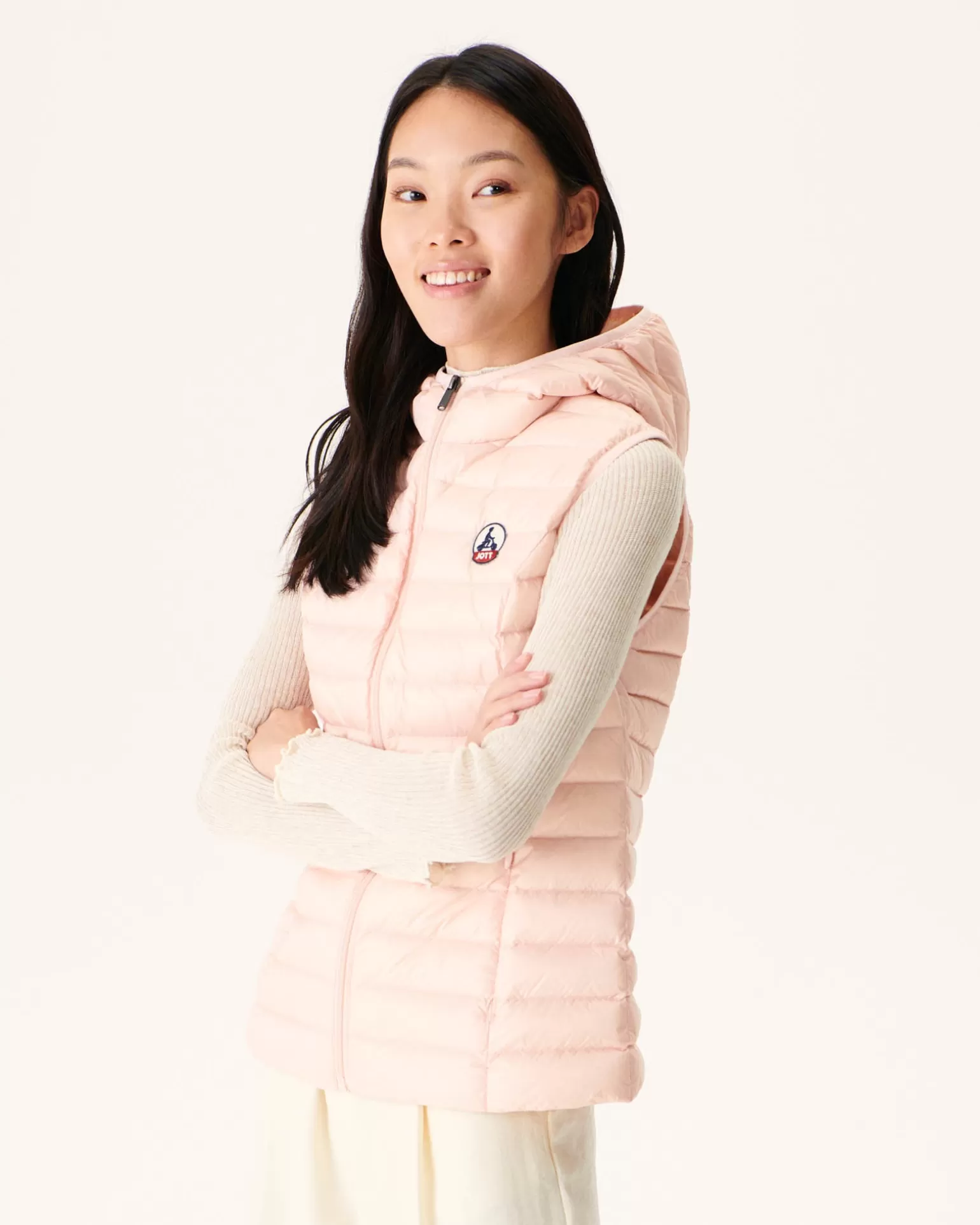 Doudounes & Vestes*JOTT Doudoune Legere Sans Manches Rose Clair Mali 463 Soft Pink