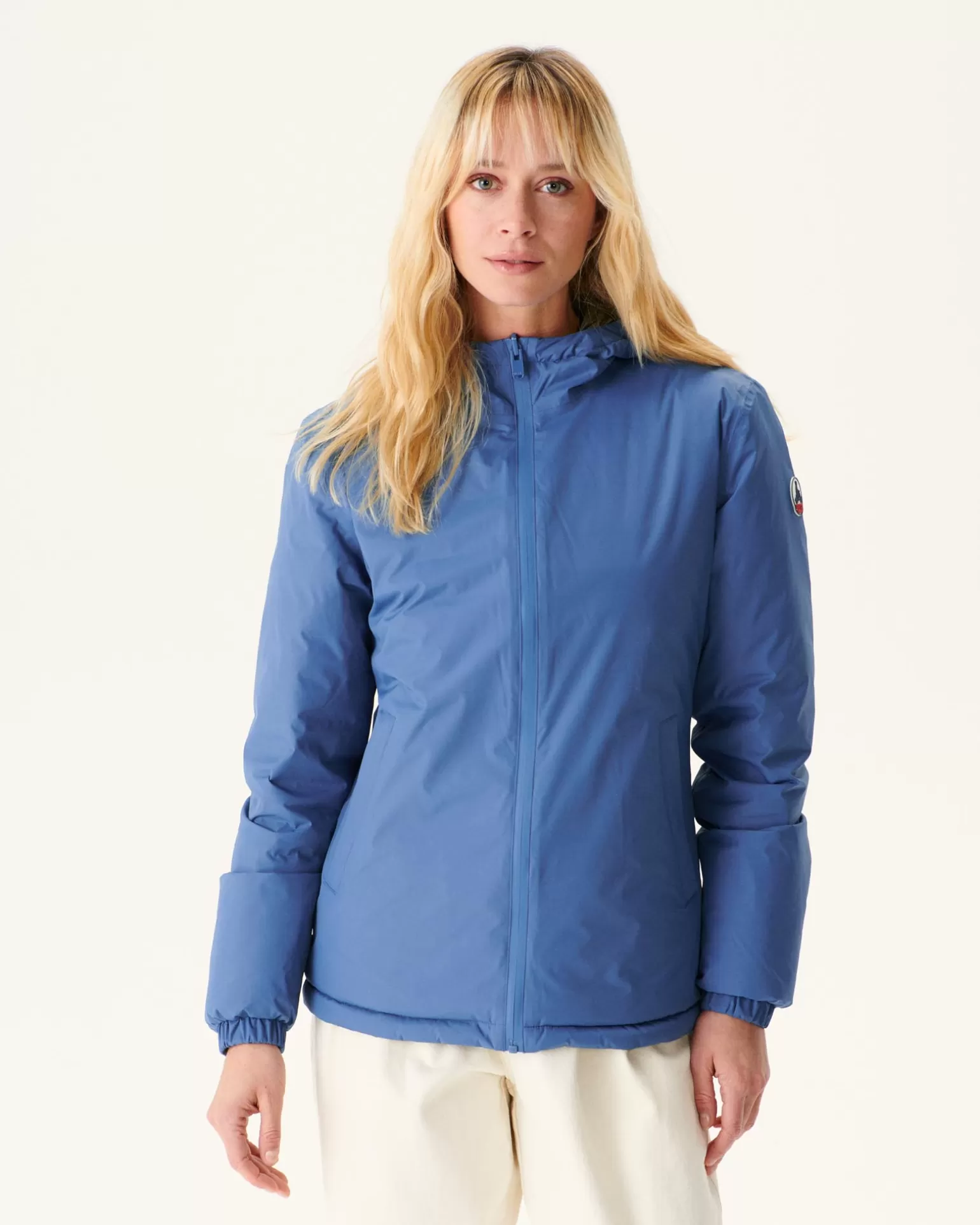 Doudounes & Vestes*JOTT Doudoune Reversible A Capuche Bleu Jeans/Army Vienne 1400 Blue Jeans / Army