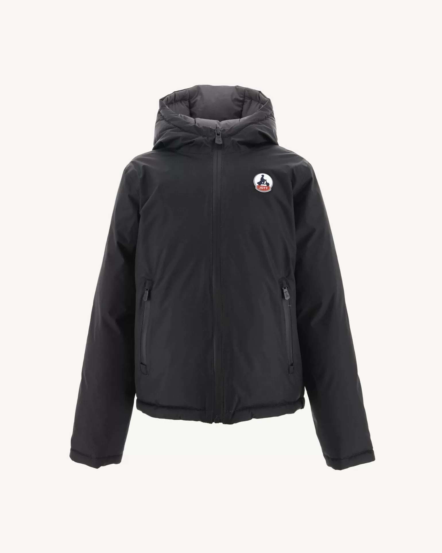 Doudounes*JOTT Doudoune Reversible A Capuche Grand Froid A Capuche Enfant Noir/Anthra 9990 Noir / Anthracite