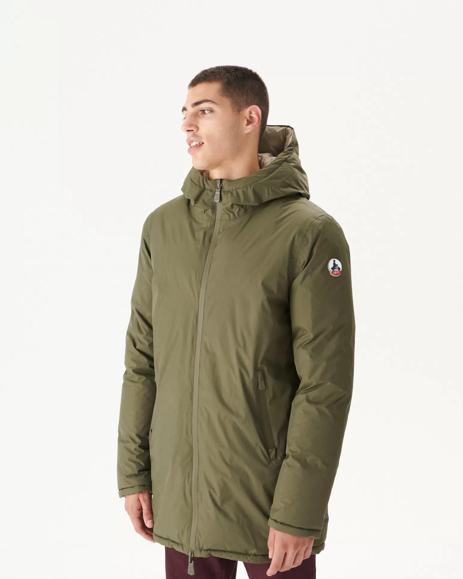 Doudounes & Vestes*JOTT Doudoune Reversible A Capuche Grand Froid Army/Beige Toronto 852 Army/Beige