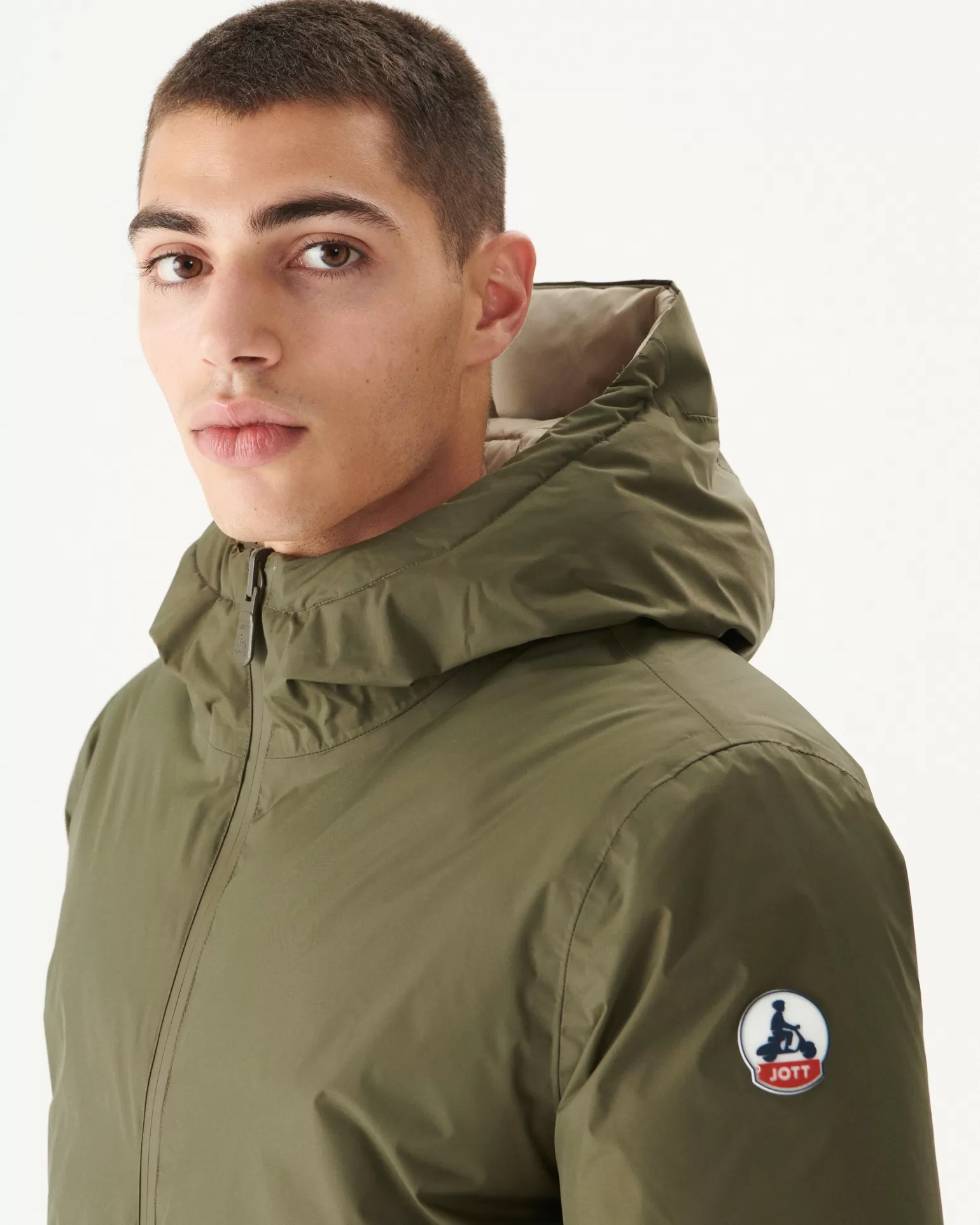 Doudounes & Vestes*JOTT Doudoune Reversible A Capuche Grand Froid Army/Beige Toronto 852 Army/Beige