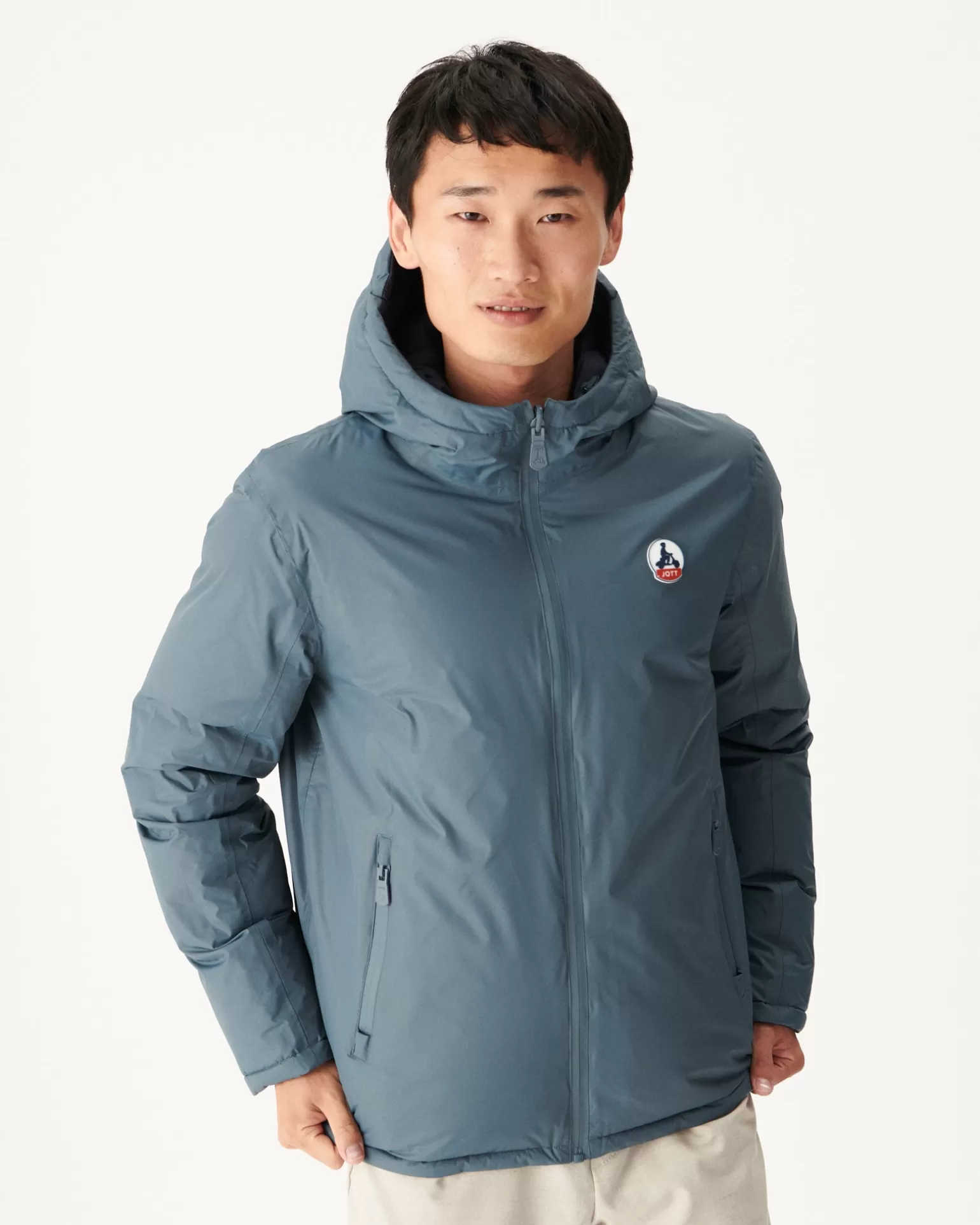 Doudounes & Vestes*JOTT Doudoune Reversible A Capuche Grand Froid Bleu/Marine Aspen 109 Bleu / Marine
