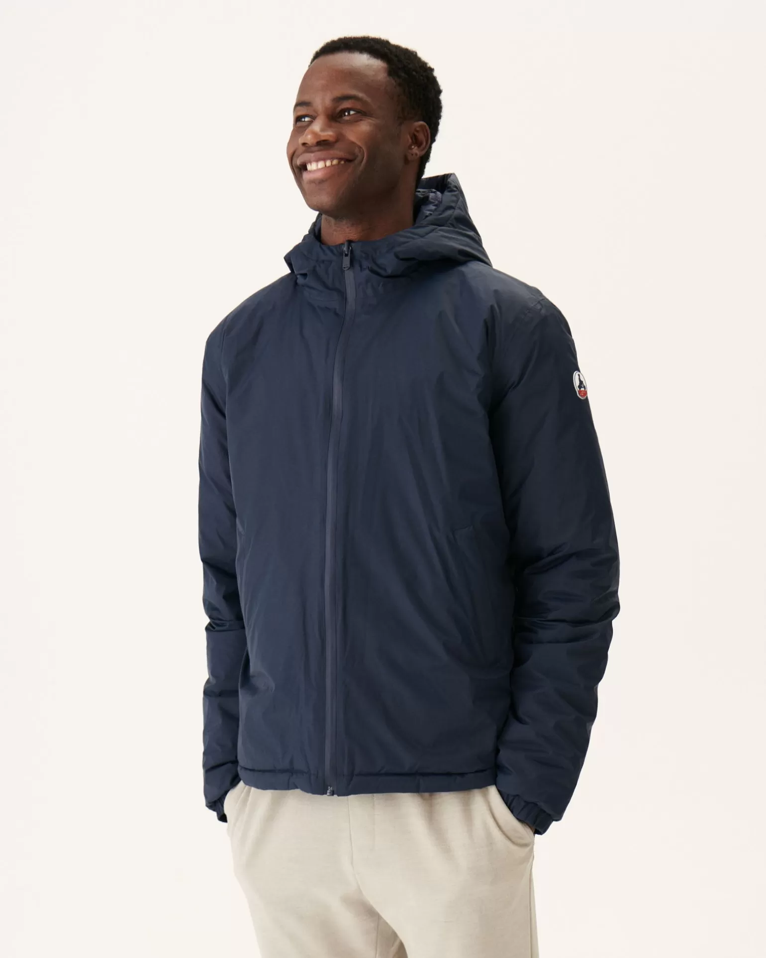 Doudounes & Vestes*JOTT Doudoune Reversible A Capuche Marine Bergen 104 Marine