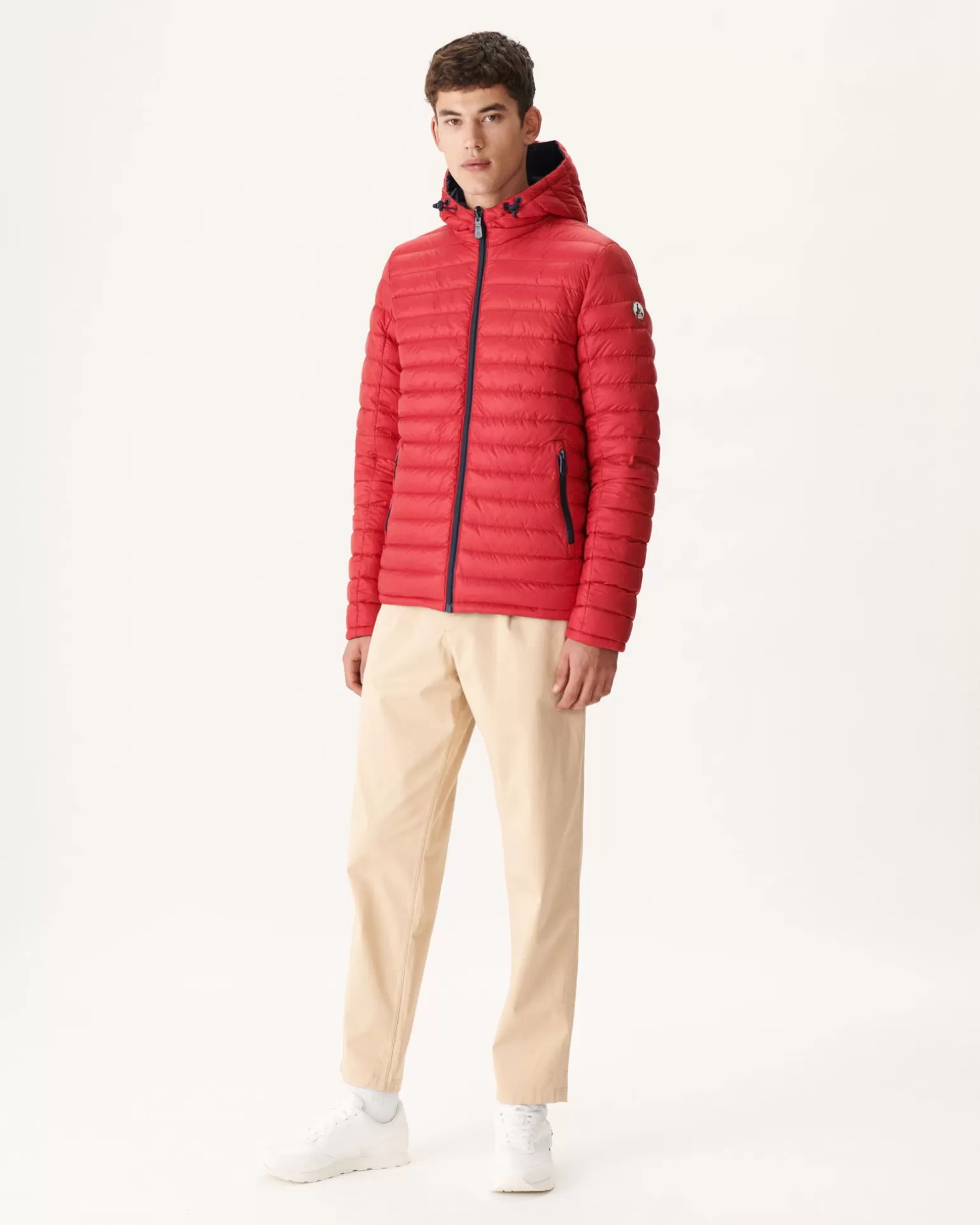 Doudounes & Vestes*JOTT Doudoune Reversible A Capuche Marine/Rouge Bergen 189 Marine/Rouge
