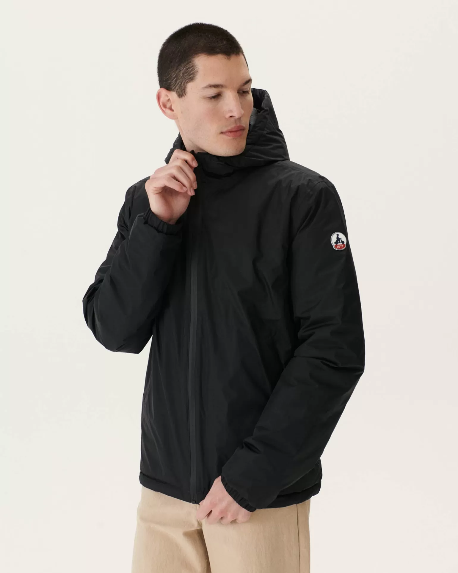 Doudounes & Vestes*JOTT Doudoune Reversible A Capuche Noir Bergen 999 Noir