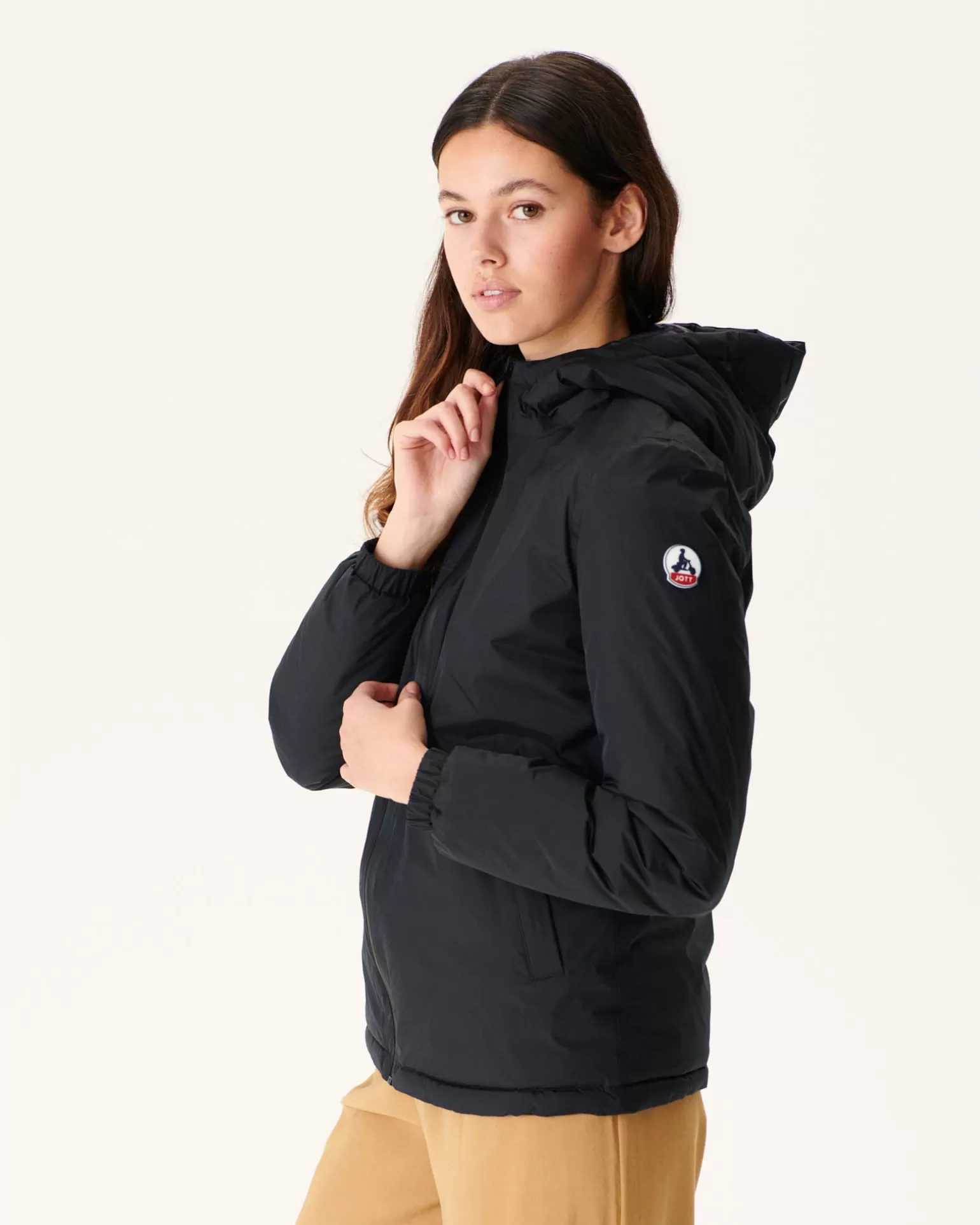 Doudounes & Vestes*JOTT Doudoune Reversible A Capuche Noir Vienne 999 Noir
